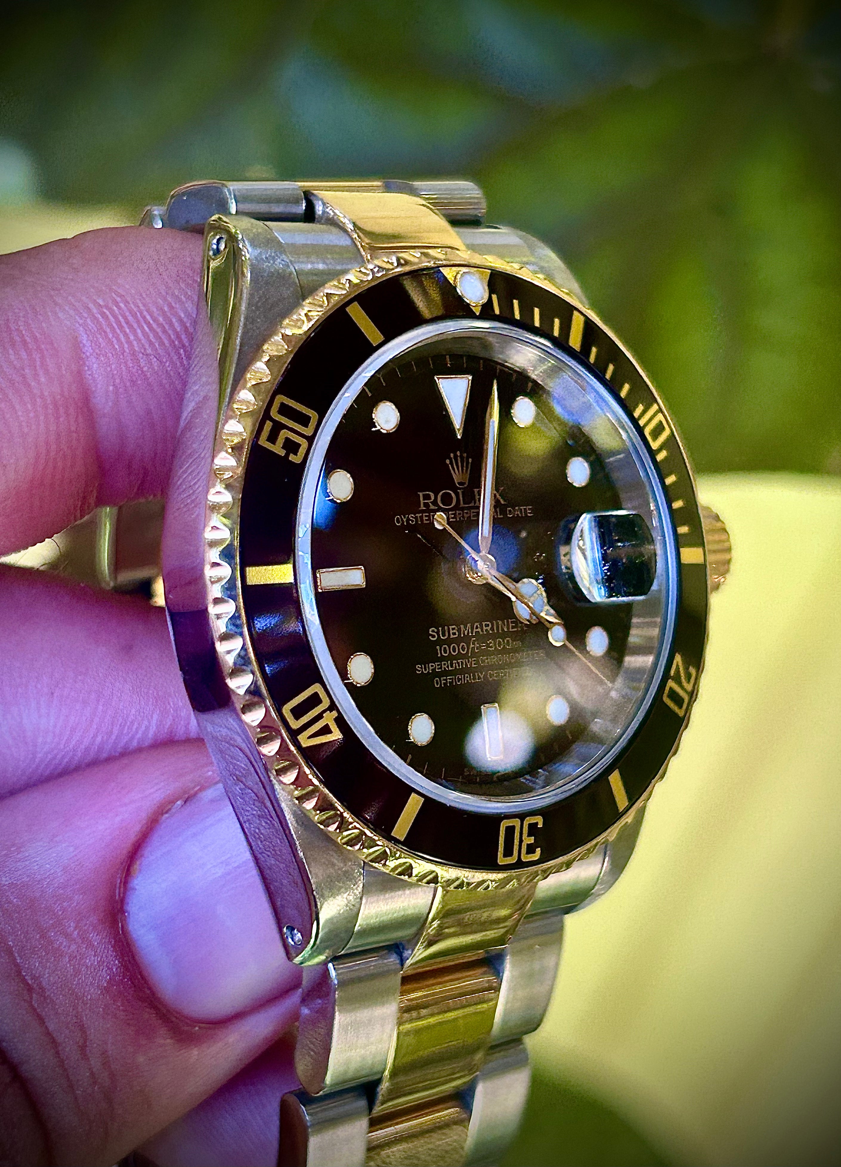 2000 ROLEX SUBMARINER DATE "Blacksey" 16613LN