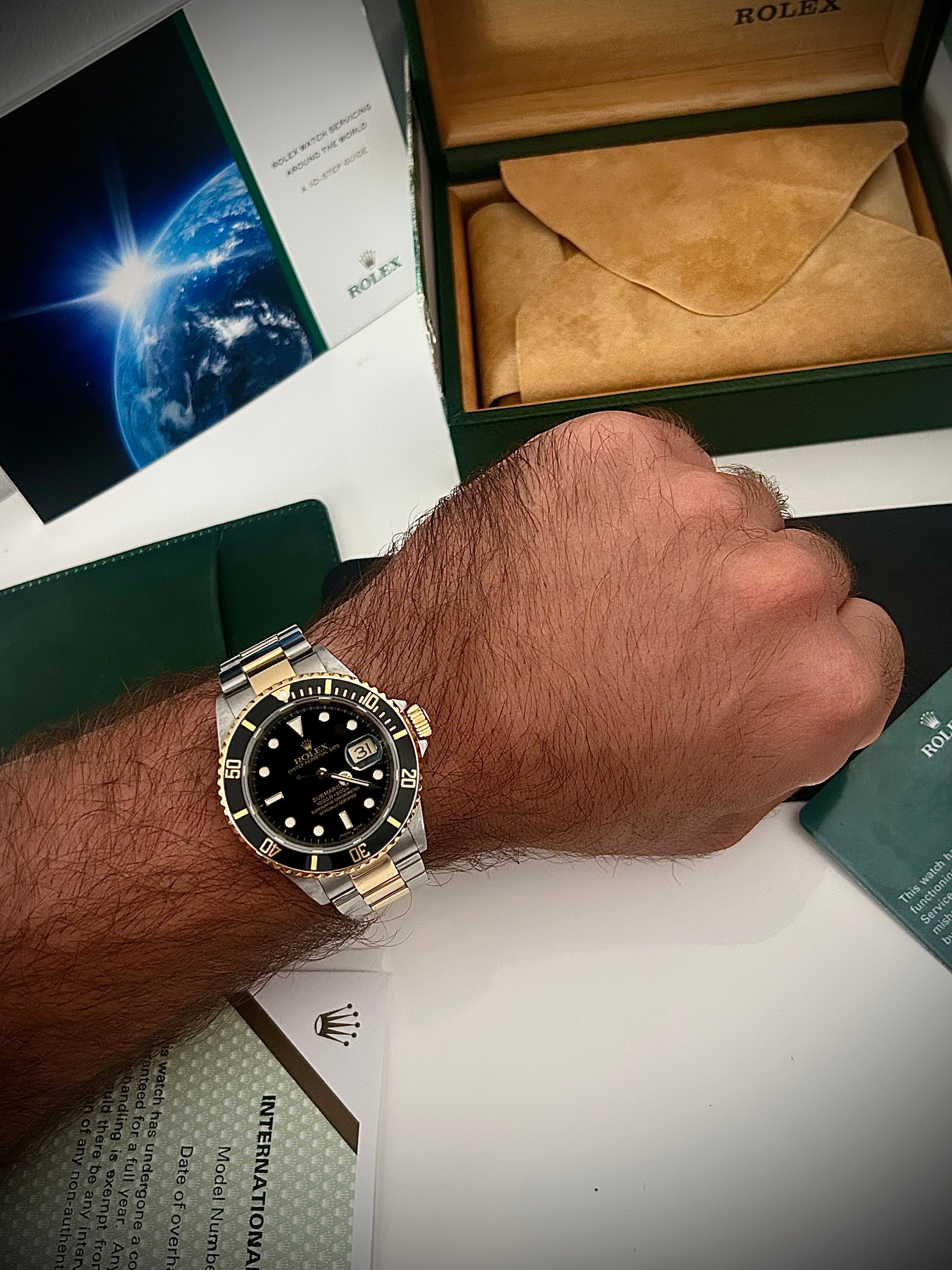 2000 ROLEX SUBMARINER DATE "Blacksey" 16613LN