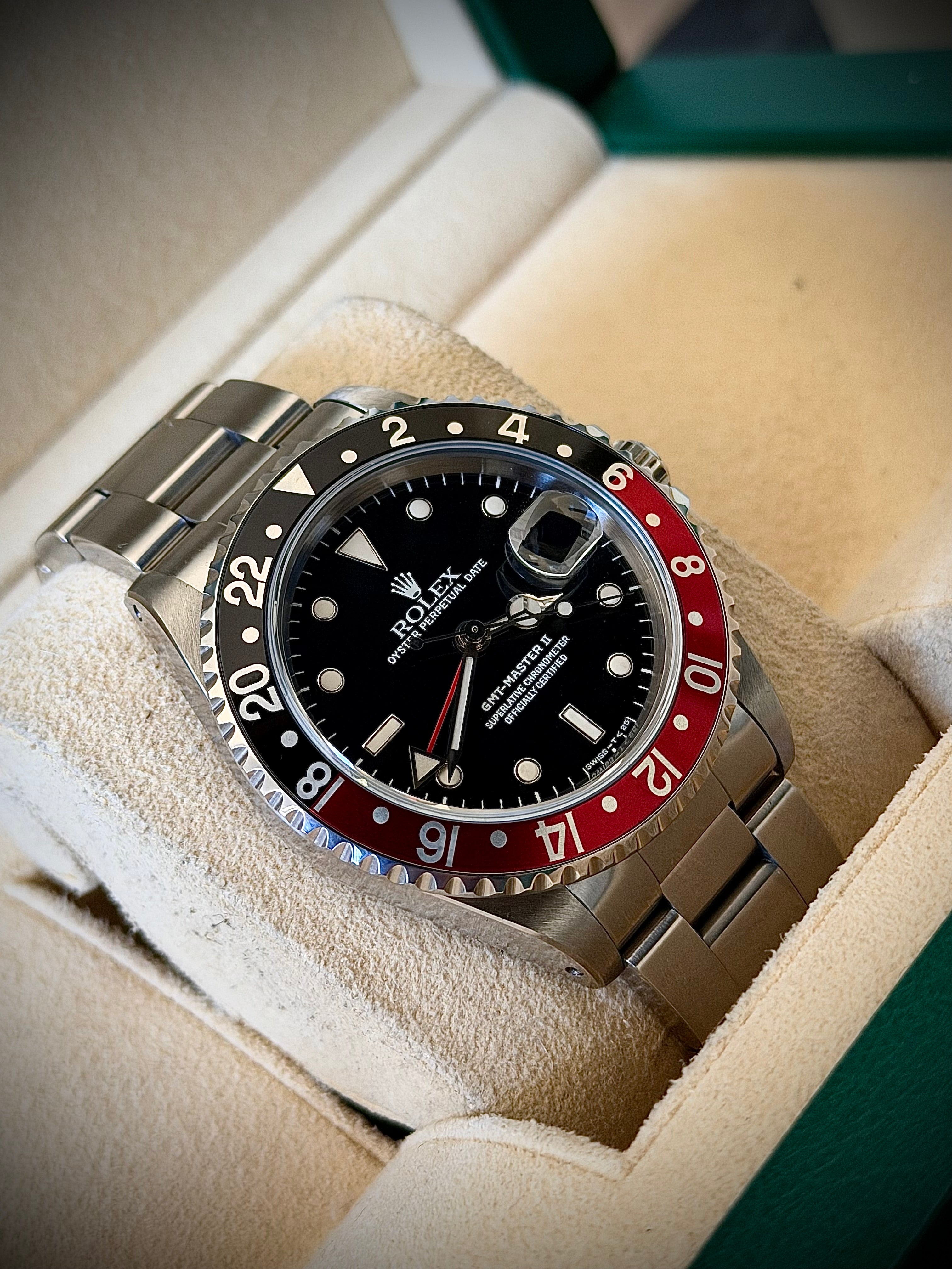 1995 ROLEX GMT-MASTER II “COKE”, 16710, WATCH ONLY, INC GST