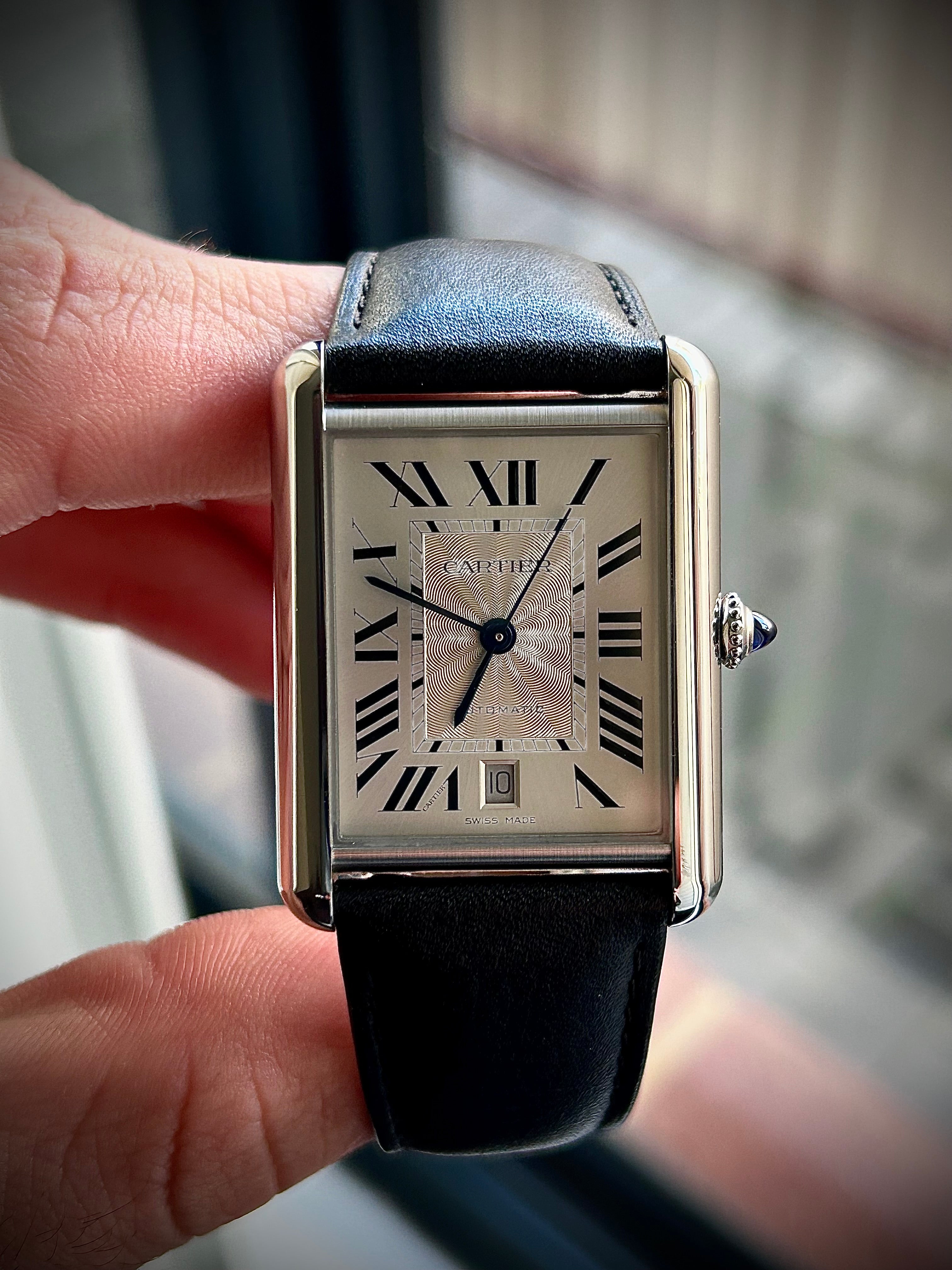 2022 CARTIER TANK XL AUTOMATIC, FULL SET, INC GST