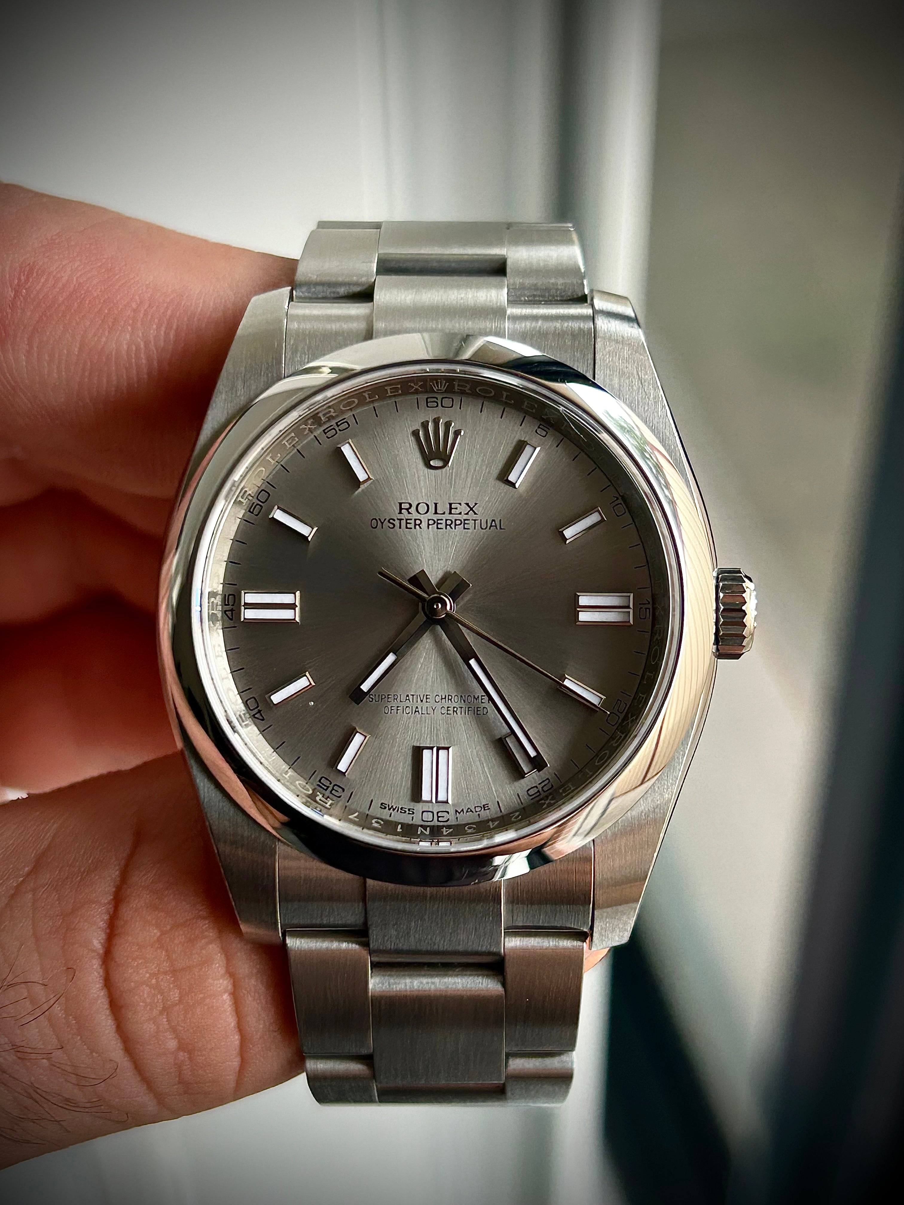 2019 ROLEX OYSTER PERPETUAL 36, FULL SET, INC GST