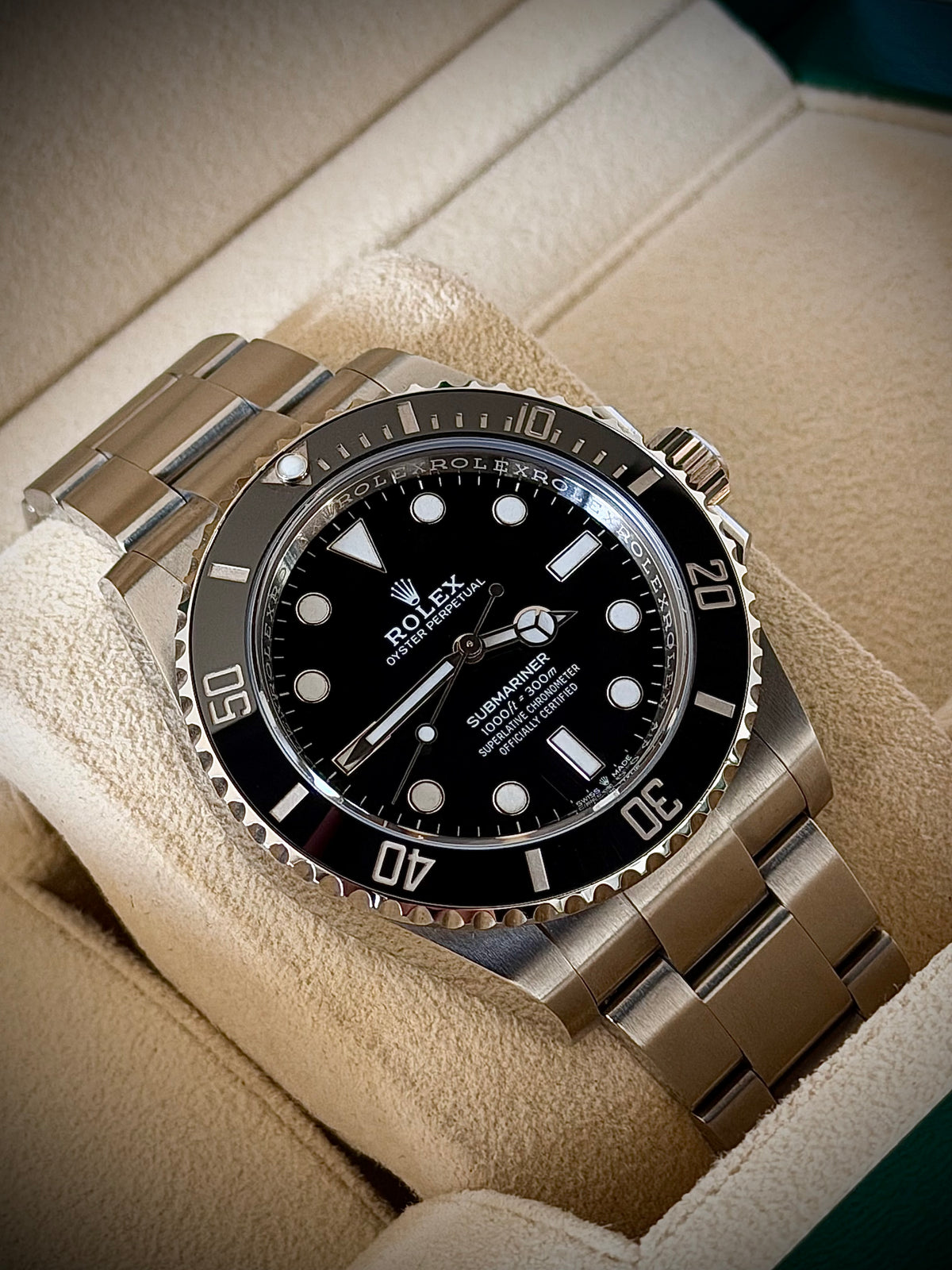 2022 ROLEX SUBMARINER, 124060, NO DATE, FULL SET, NEAR MINT CONDITION, INC GST