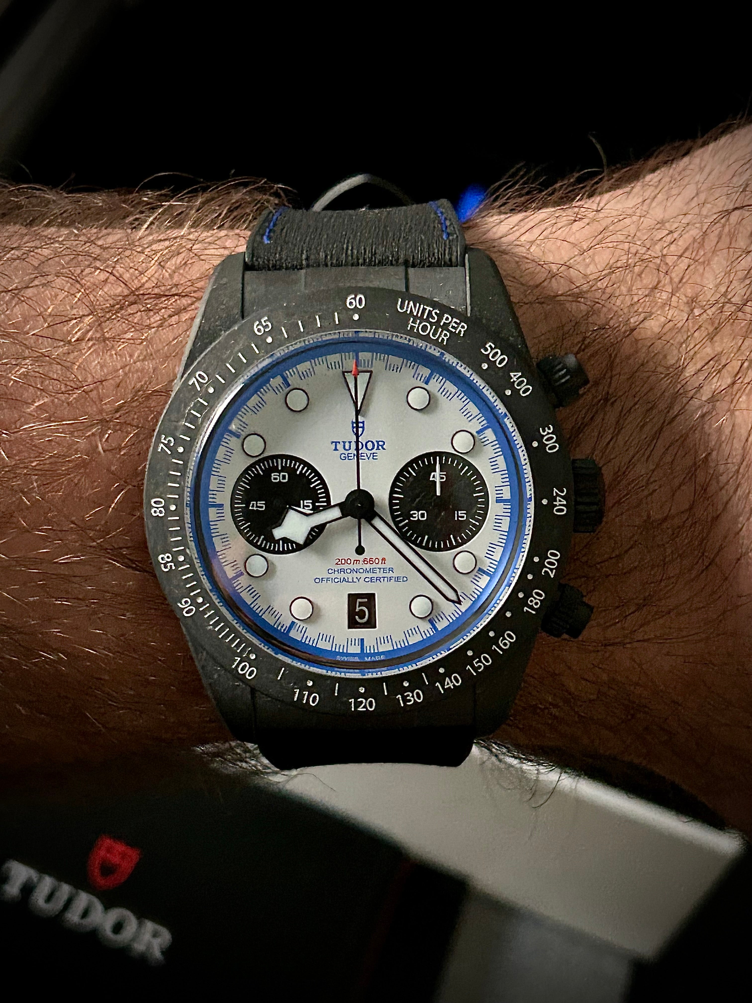 2025 TUDOR BLACK BAY CHRONOGRAPH CARBON 25, FULL SET, INC GST
