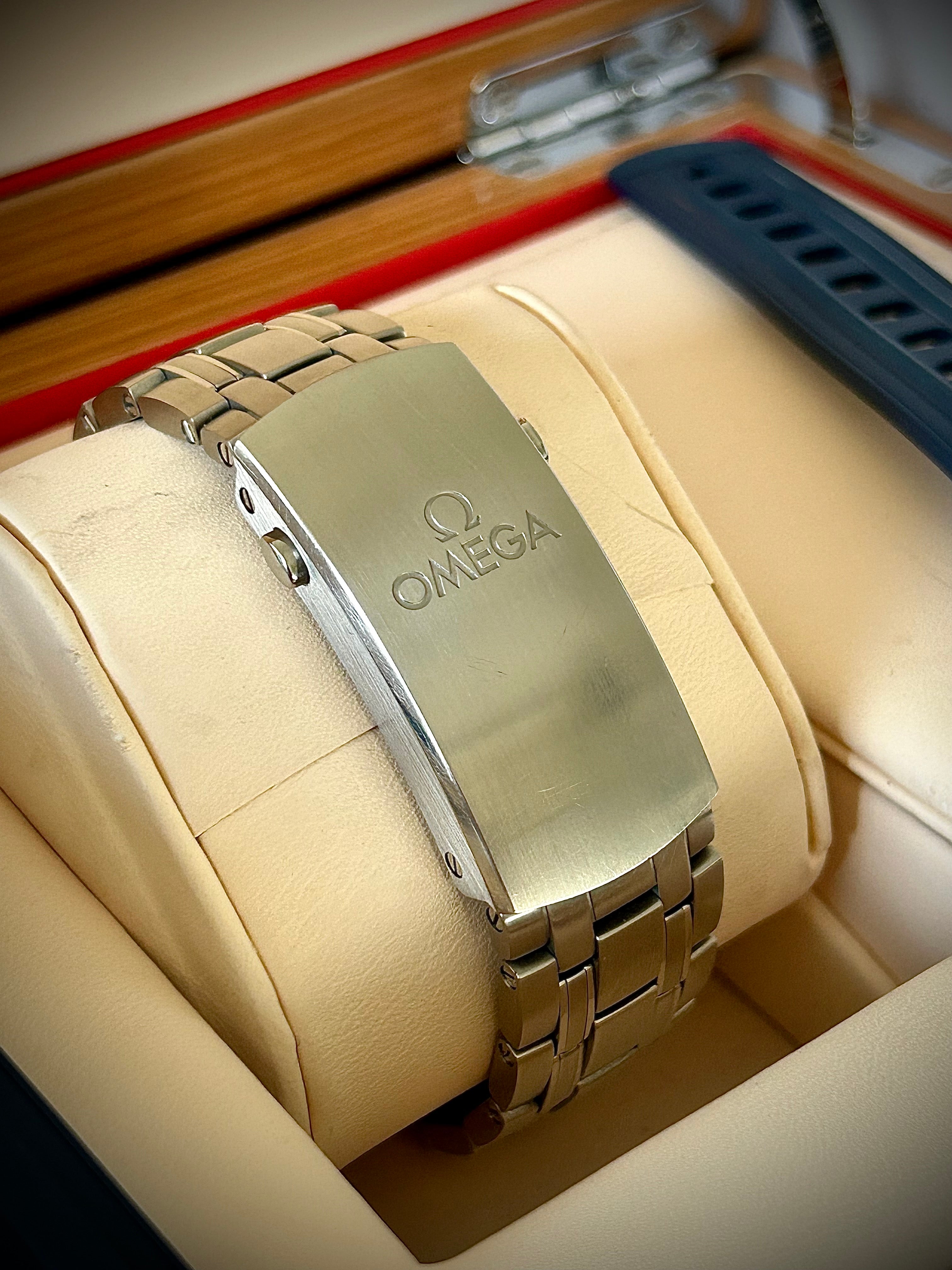 2020 OMEGA SEAMASTER 300, BLUE DIAL, FULL SET, INC GST