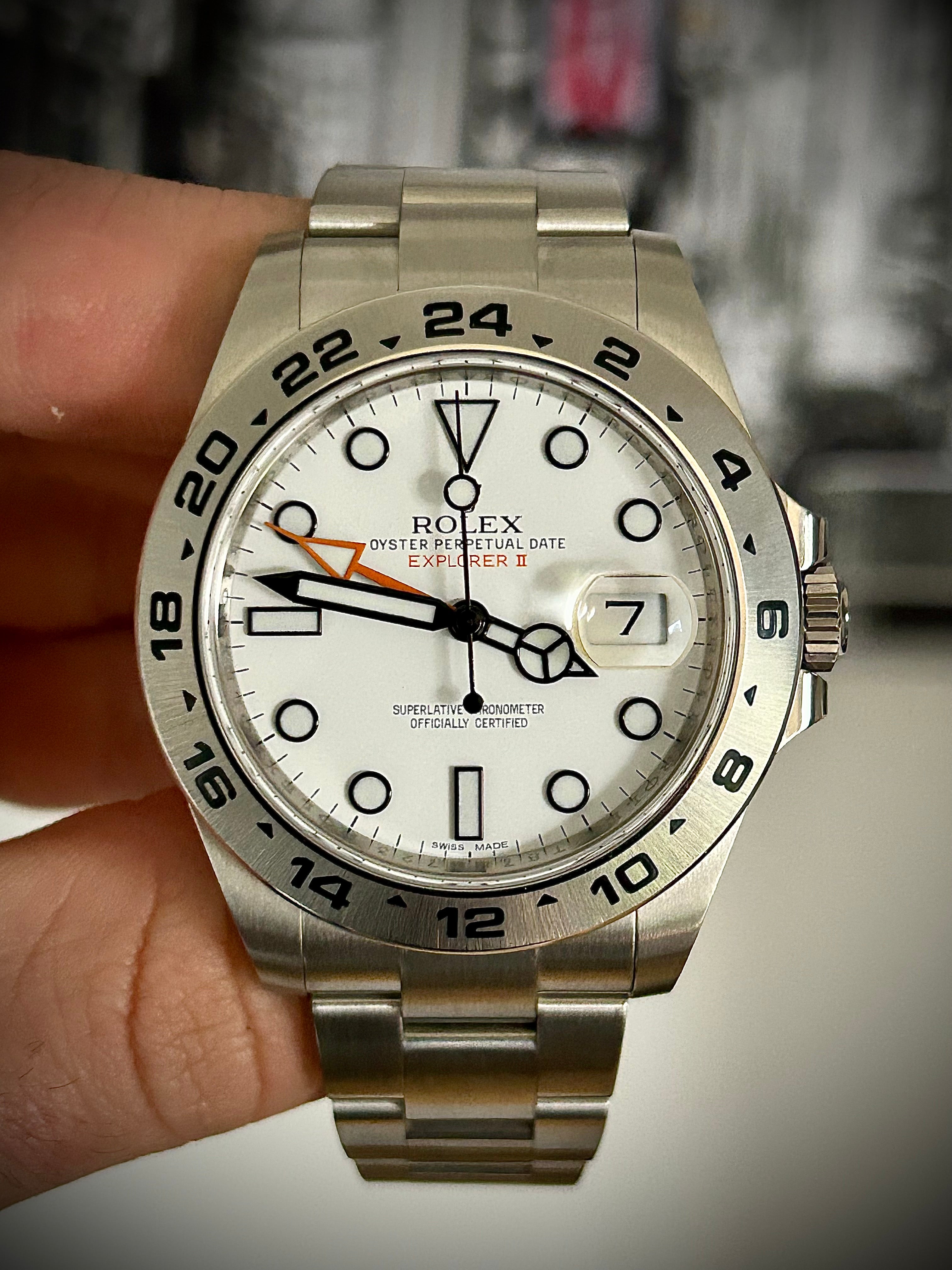 2016 ROLEX EXPLORER II, 216570, FULL SET, INC GST