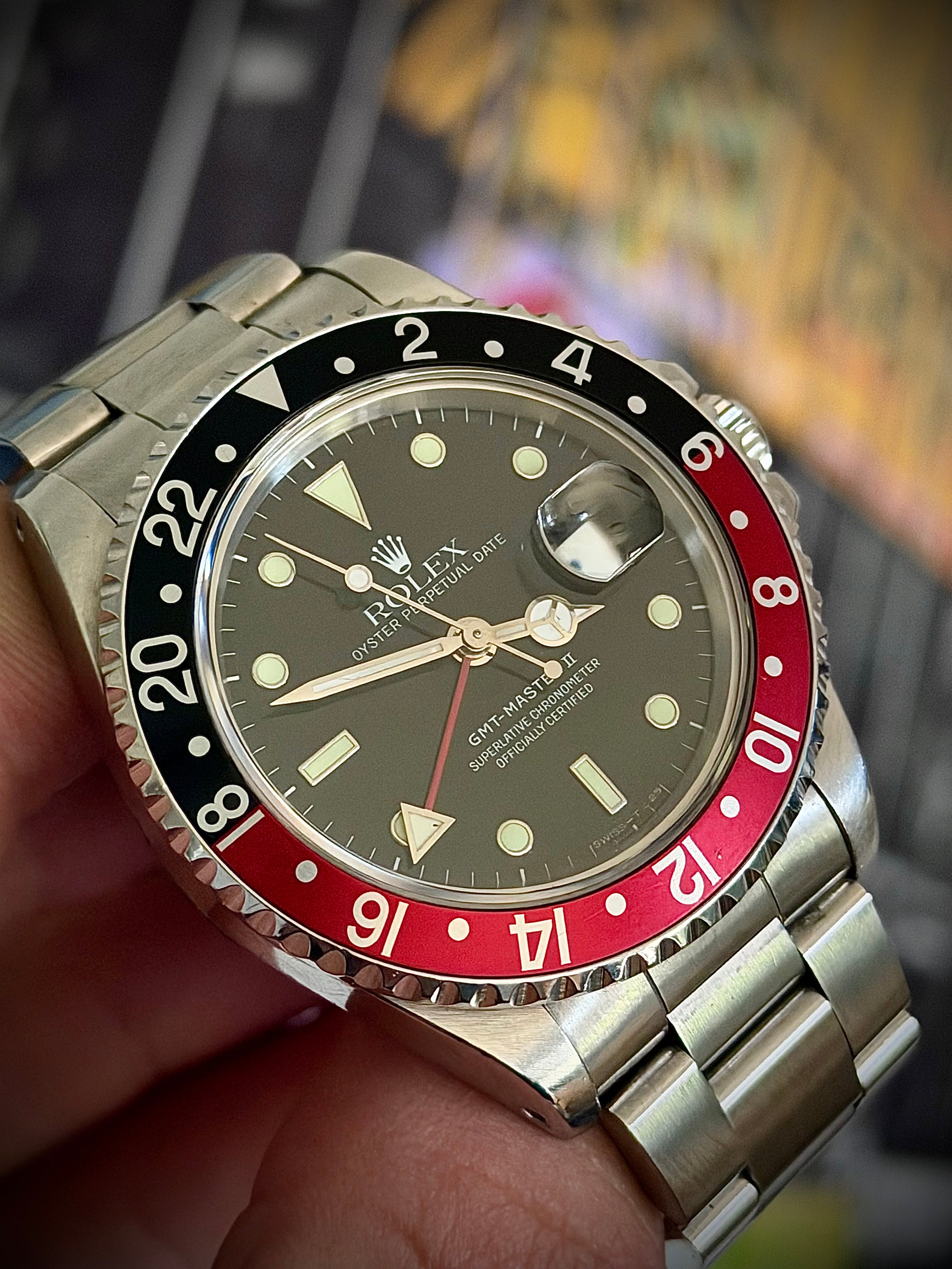 1991 ROLEX GMT-MASTER II “COKE”, 16710, WATCH ONLY, INC GST
