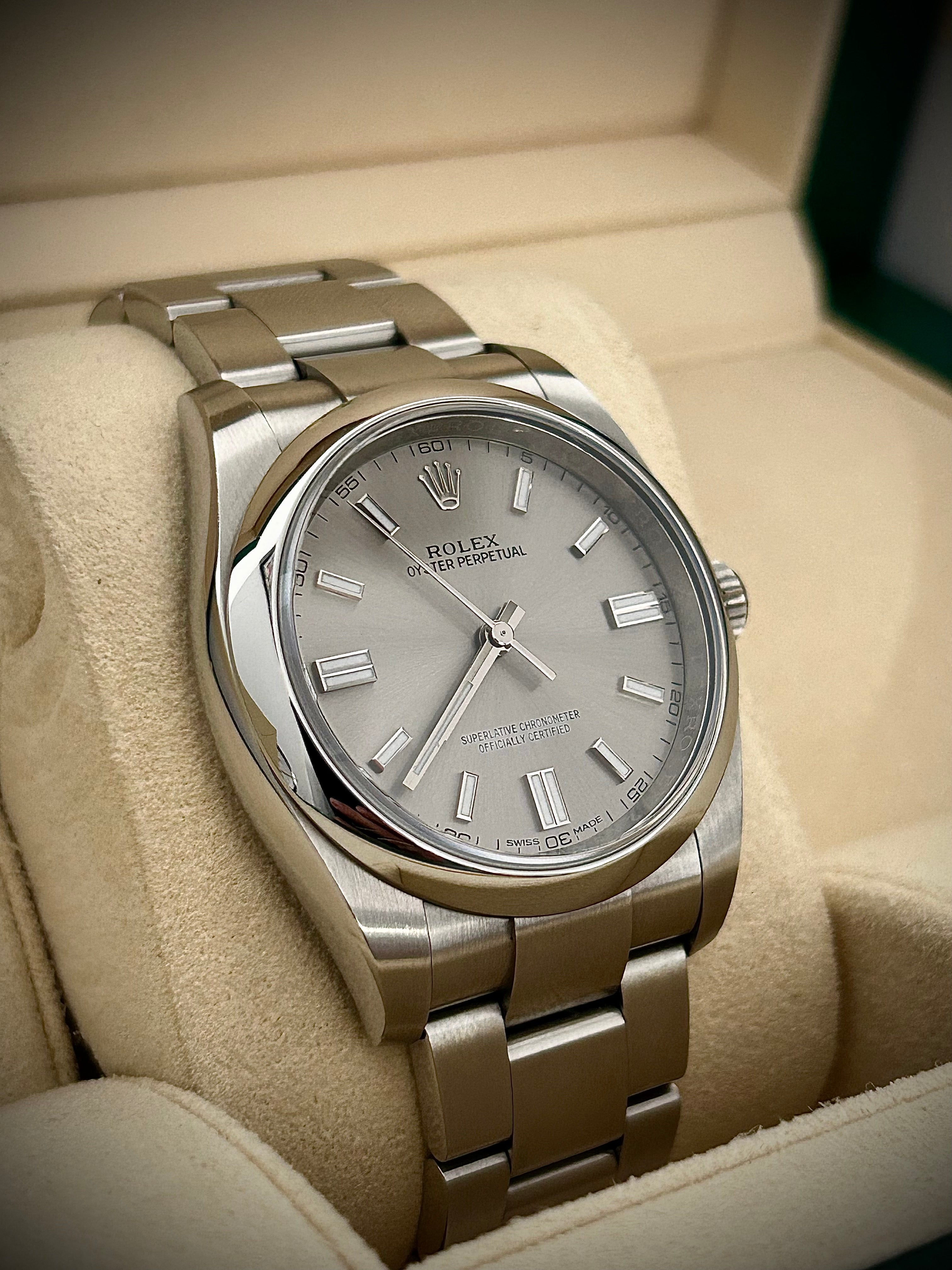 2019 ROLEX OYSTER PERPETUAL 36, FULL SET, INC GST