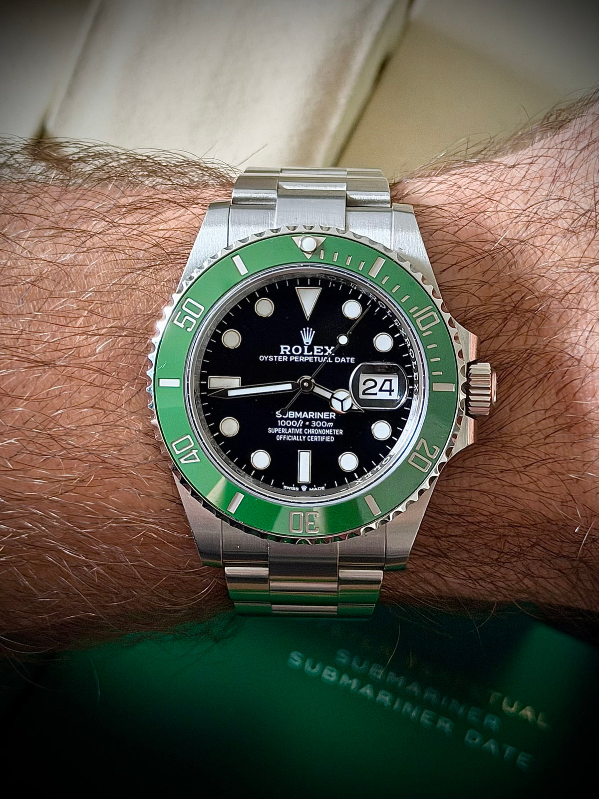 2026 ROLEX SUBMARINER DATE “STARBUCKS”, 126610LV, FULL SET, INC GST