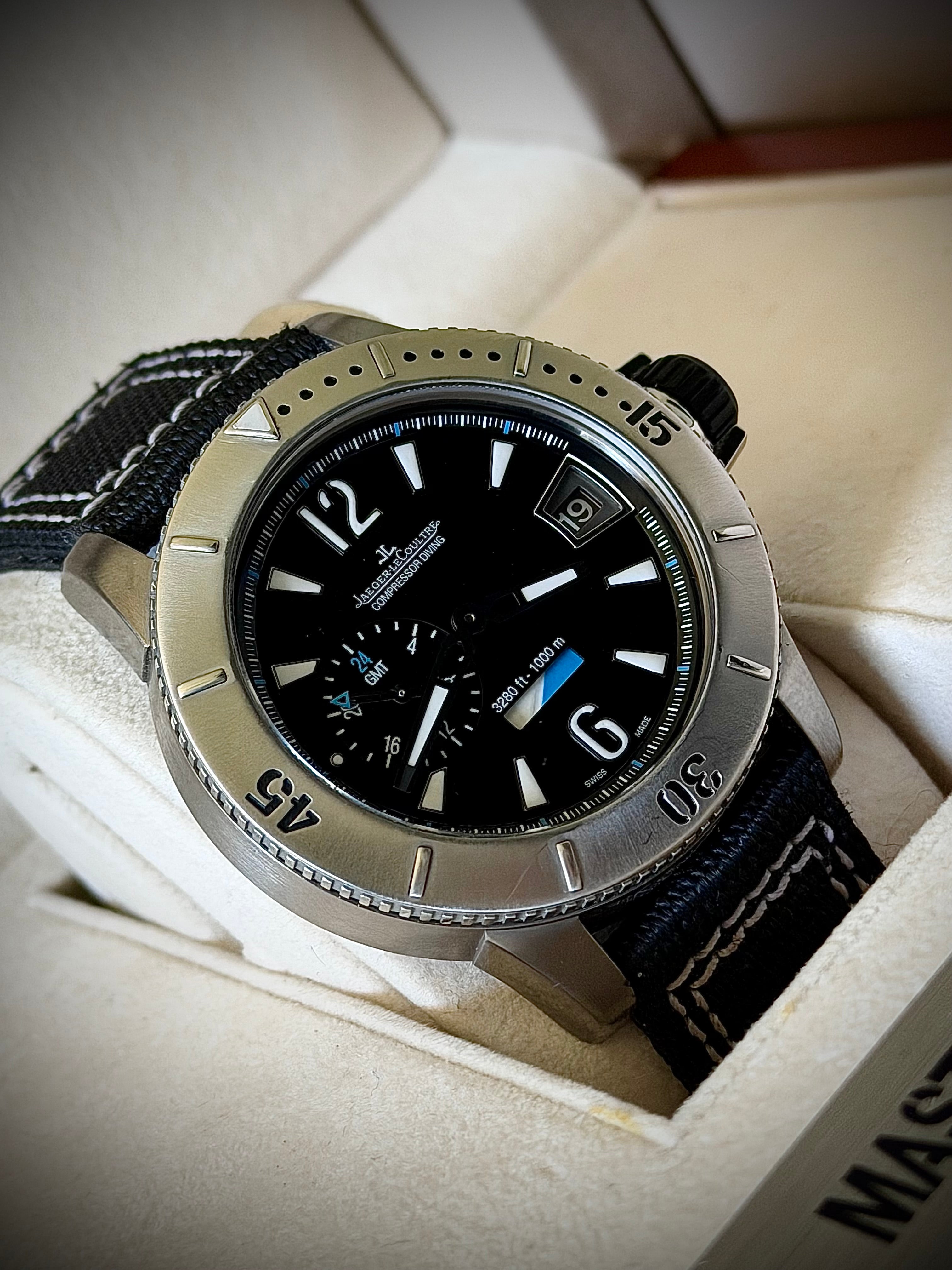 JAEGER-LECOULTRE MASTER COMPRESSOR DIVING GMT, Q187T770, LIMITED EDITION, JLC FACTORY SERVICED 2025, INC GST