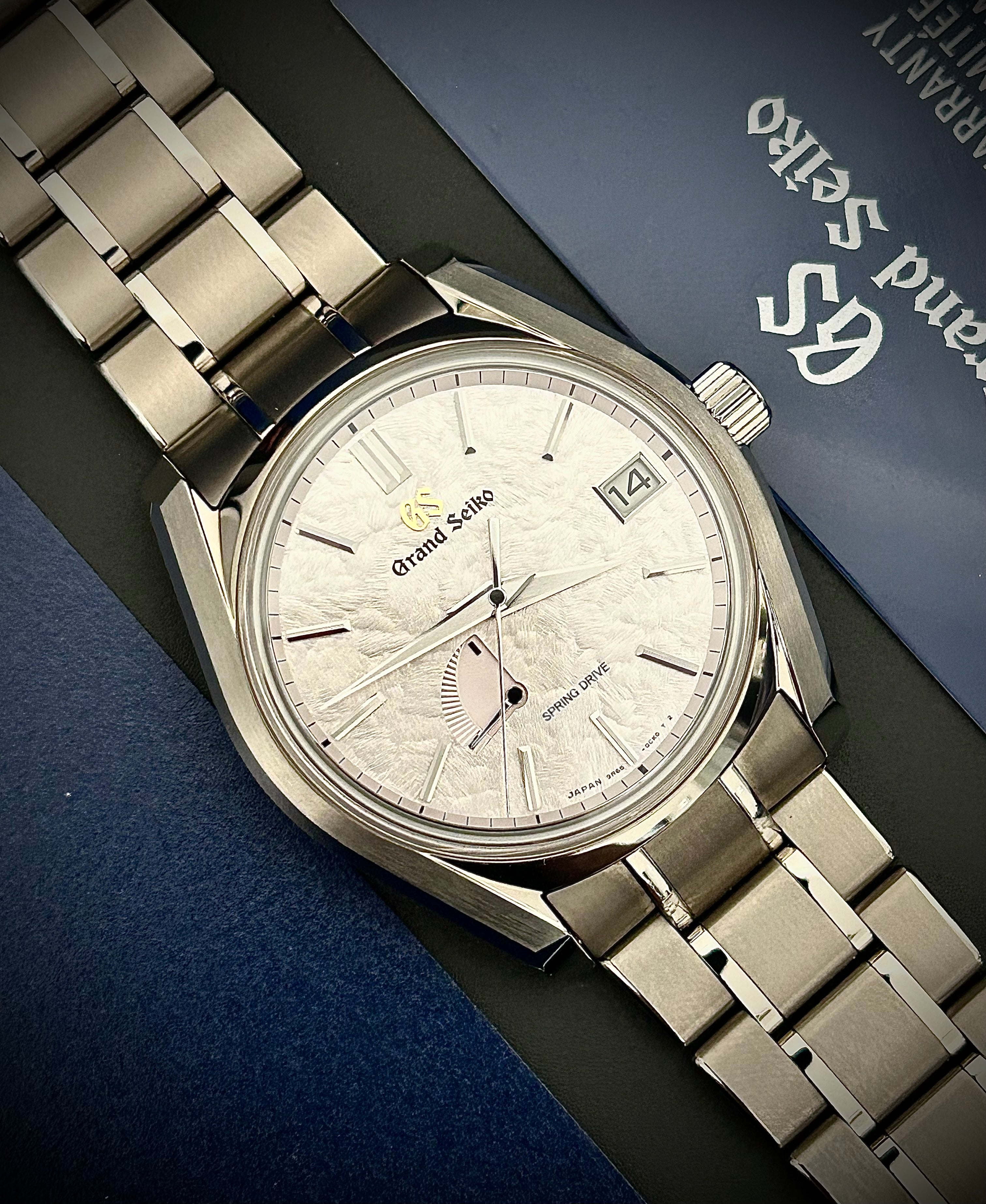 2023 GRAND SEIKO HERITAGE SPRING DRIVE, SHUNBUN, SBGA413, FULL SET, INC GST