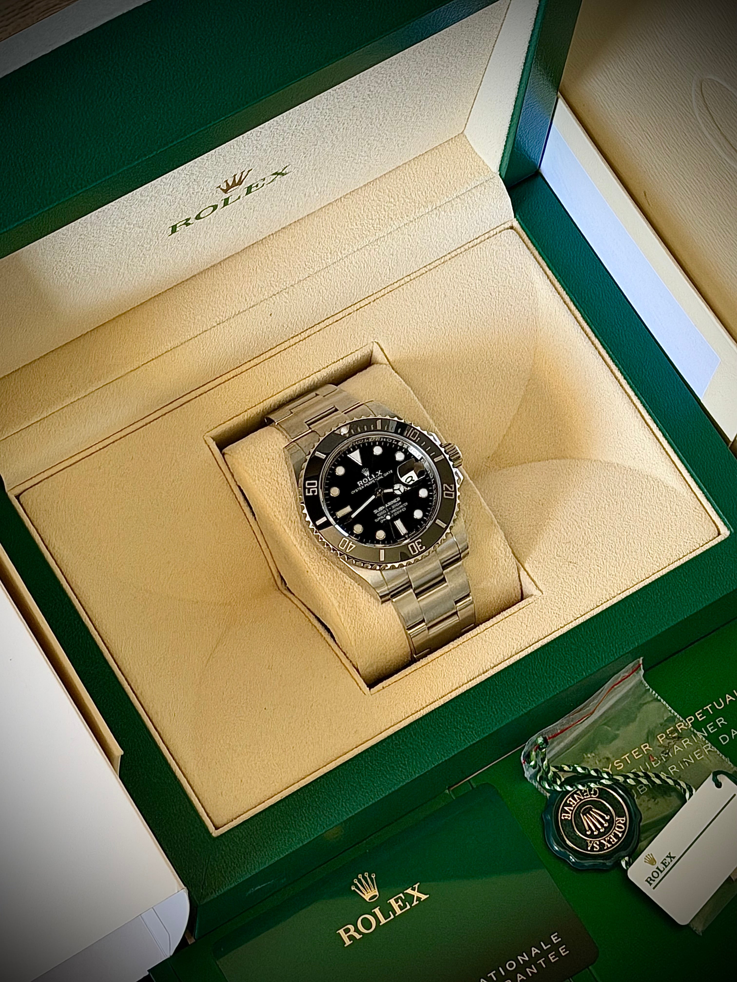 2021 ROLEX SUBMARINER DATE, 126610LN, EXCELLENT CONDITION, BOX & PAPERS, INC GST