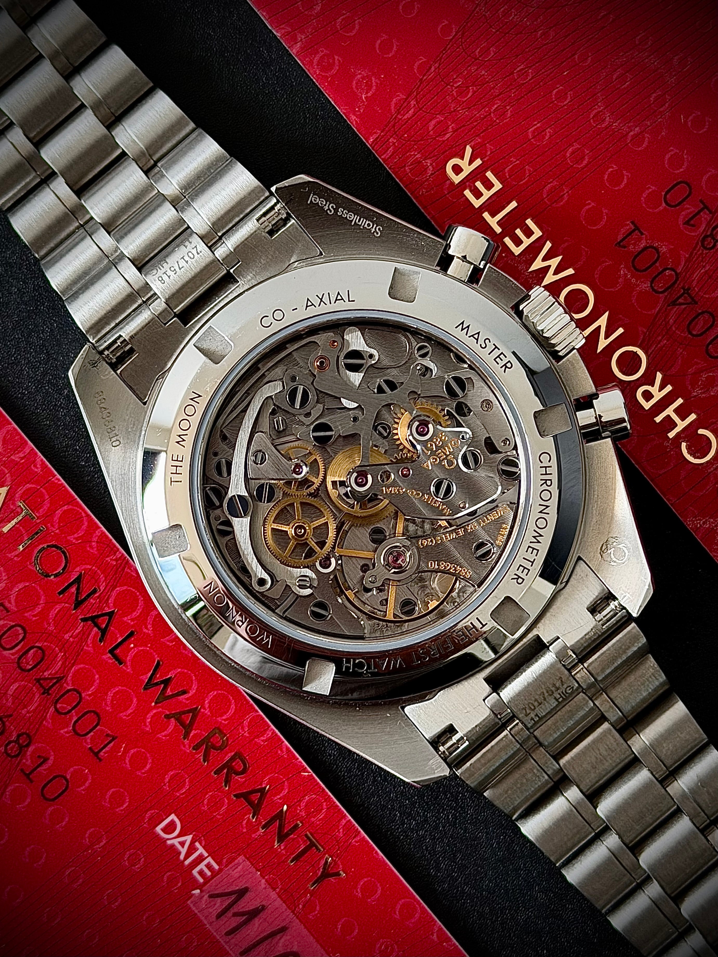 2025 OMEGA SPEEDMASTER WHITE DIAL, FULL SET, INC GST