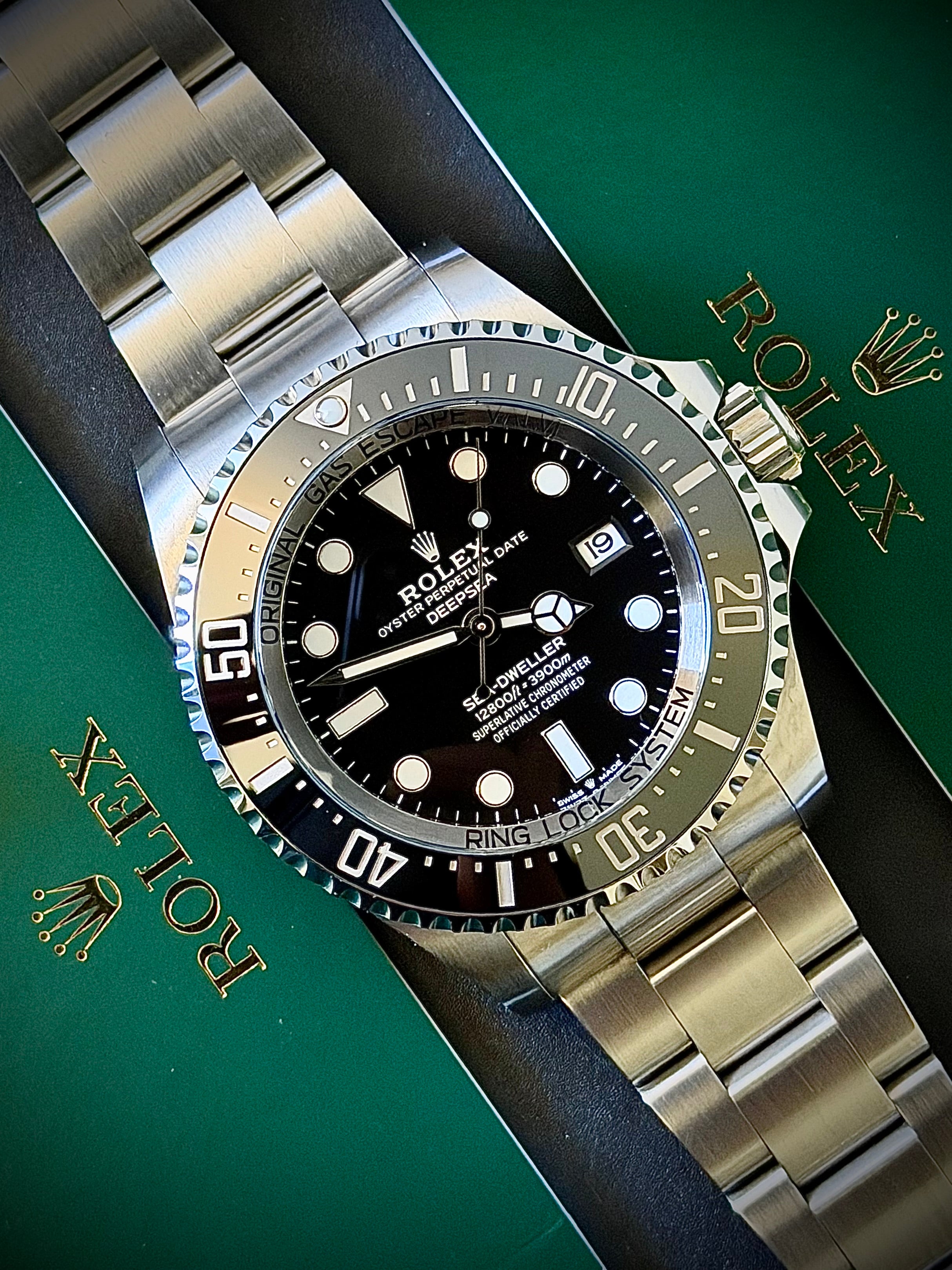2024 ROLEX DEEPSEA, 136660, BLACK DIAL, BOX & PAPERS, INC GST
