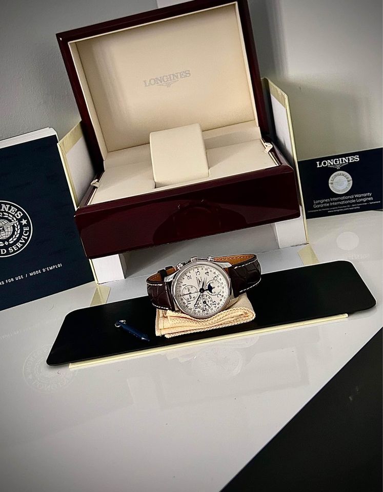 2021 LONGINES MASTER COLLECTION MOON-PHASE, L2.673.4.78.3, FULL SET