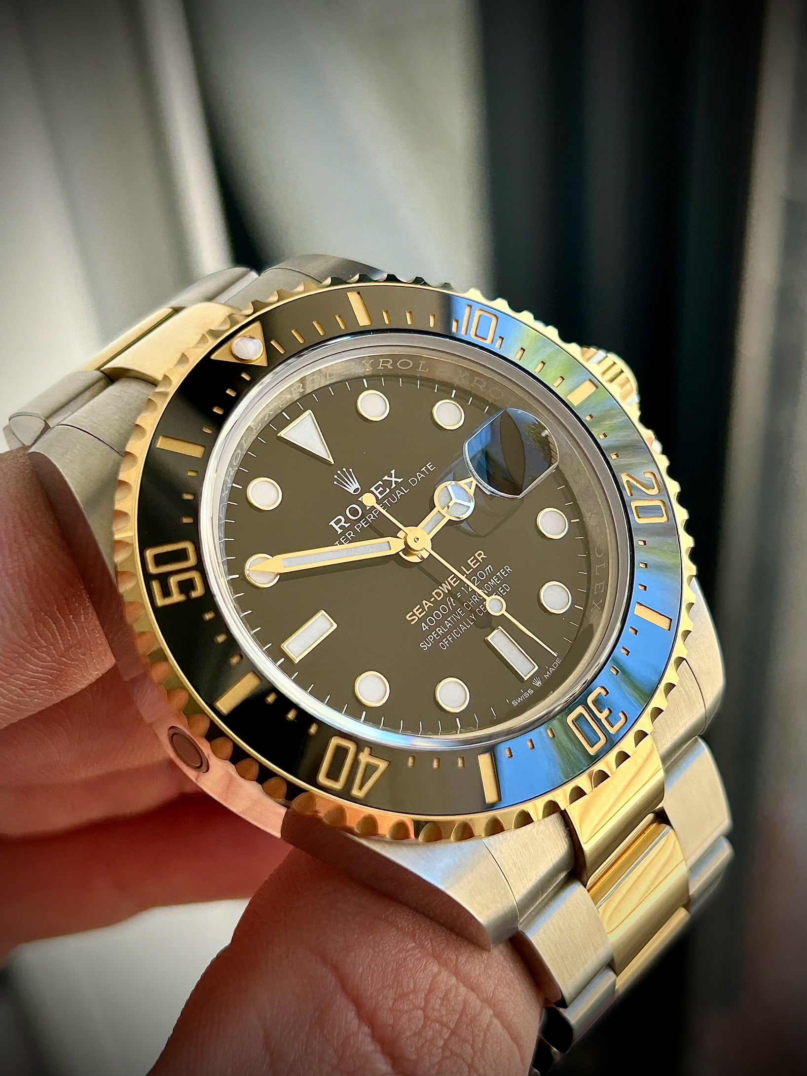 2022 ROLEX SEA DWELLER, TWO TONE, 126603, FULL SET, INC GST