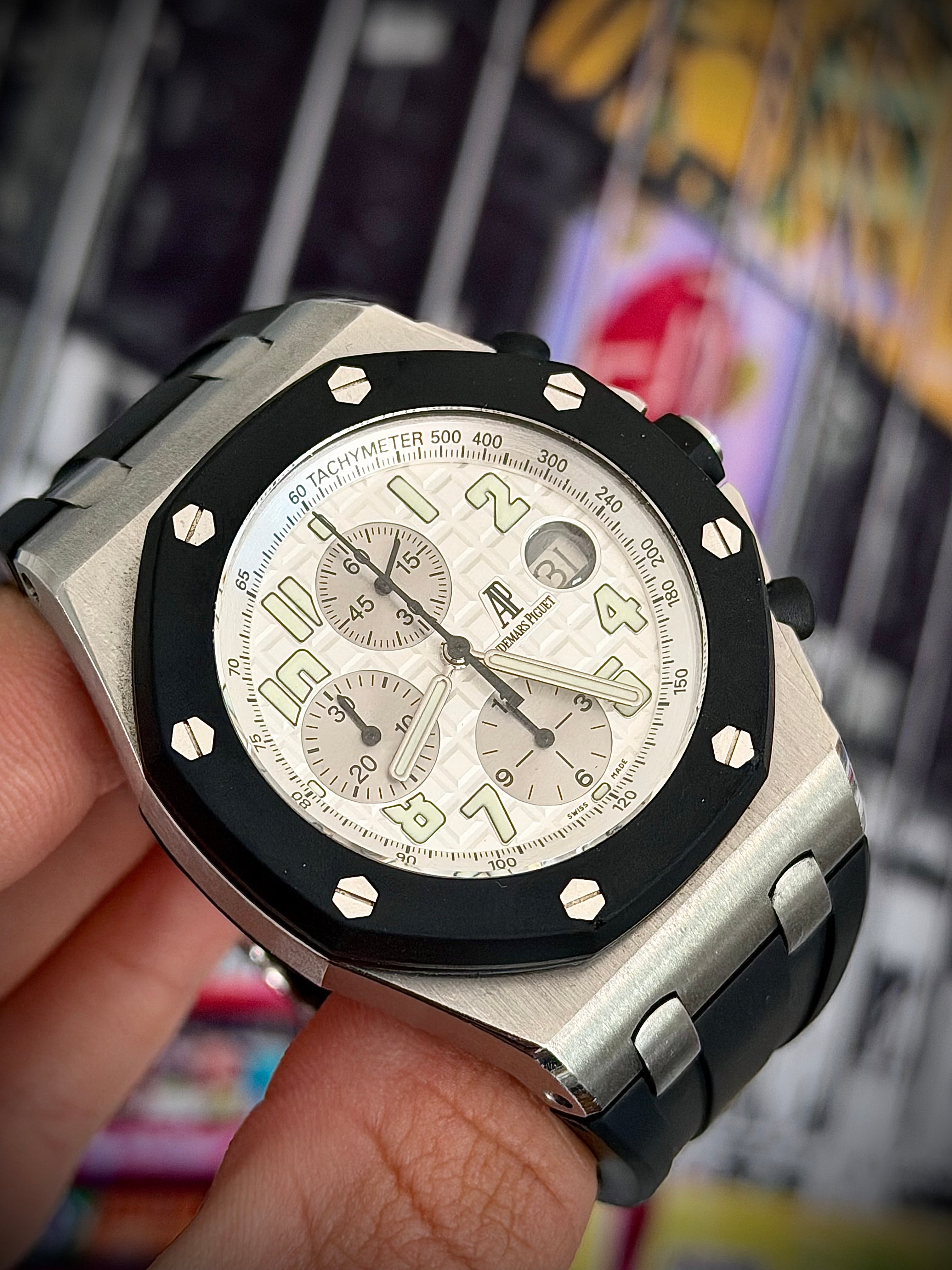 CIRCA 2014 AUDEMARS PIGUET ROYAL OAK OFFSHORE, 25940SK.00.D002CA.01.A, WATCH & AP SERVICE QUOTE, INC GST