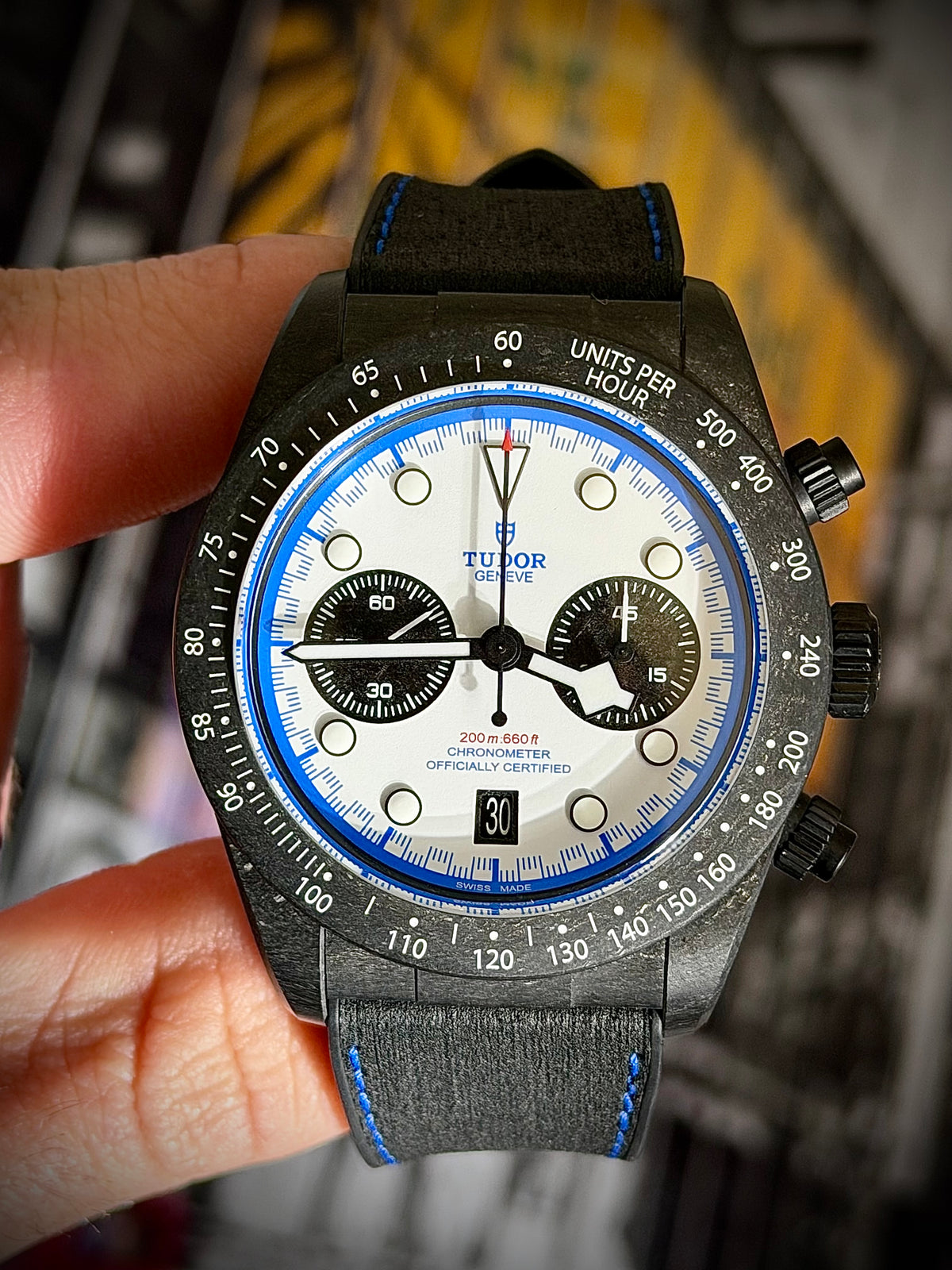 2025 TUDOR BLACK BAY CHRONO “CARBON 25”, M79377KN-0001, LIMITED EDITION, FULL SET, MINT CONDITION, INC GST