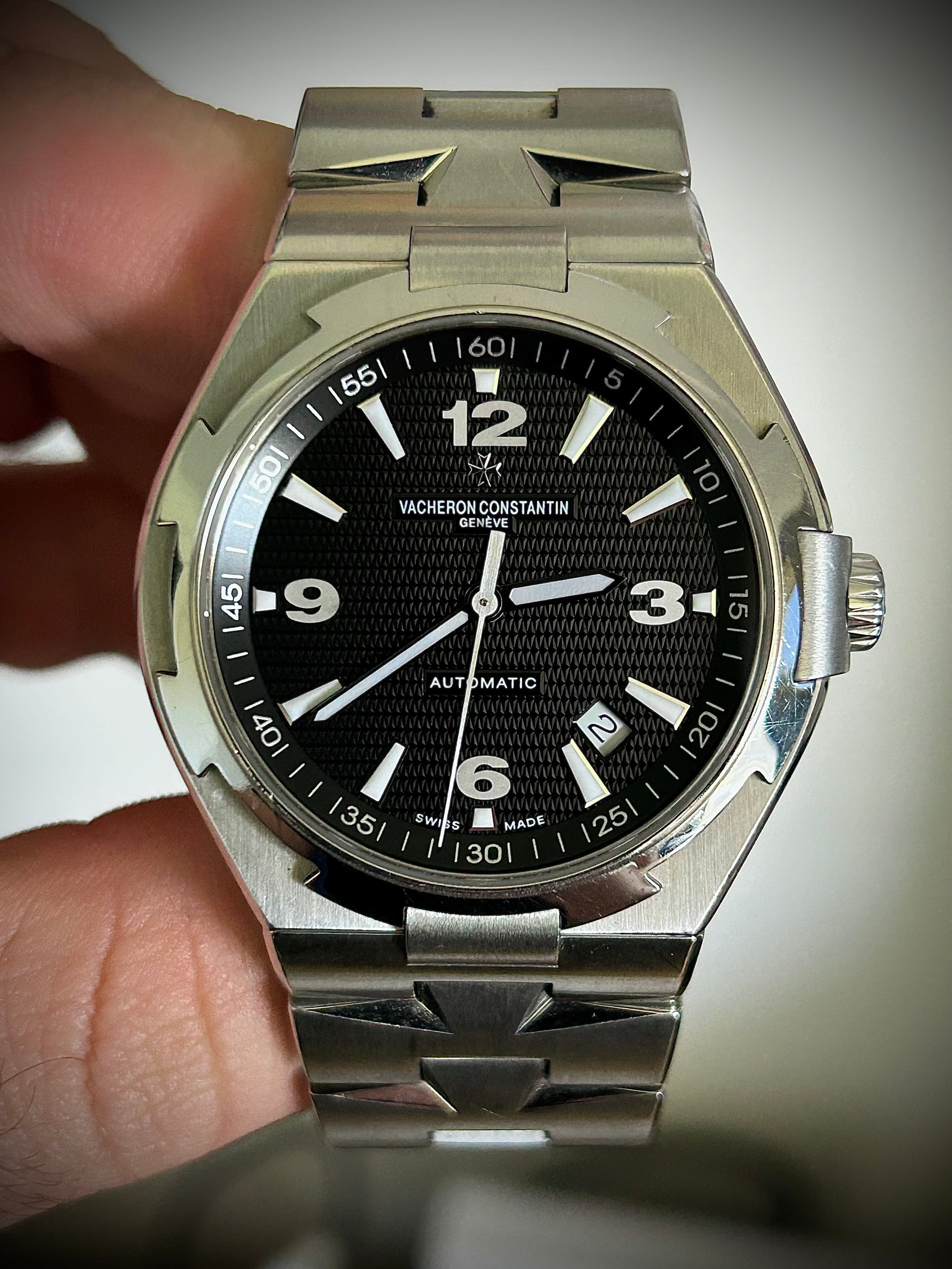 2008 VACHERON CONSTANTIN OVERSEAS, 47040/B01A-9094, BLACK DIAL, FULL SET, INC GST