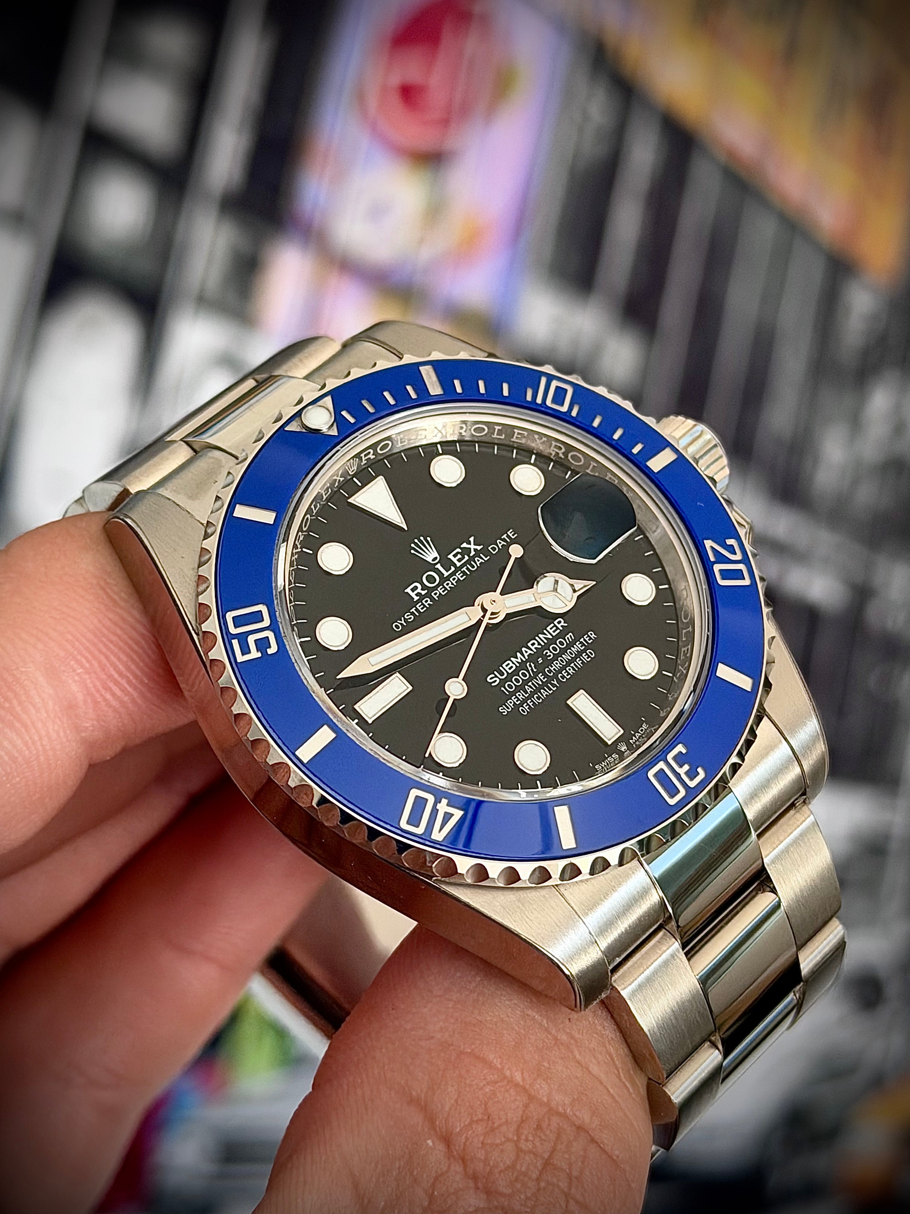 2023 ROLEX SUBMARINER DATE, 126619LB, COOKIE MONSTER, FULL SET, INC GST