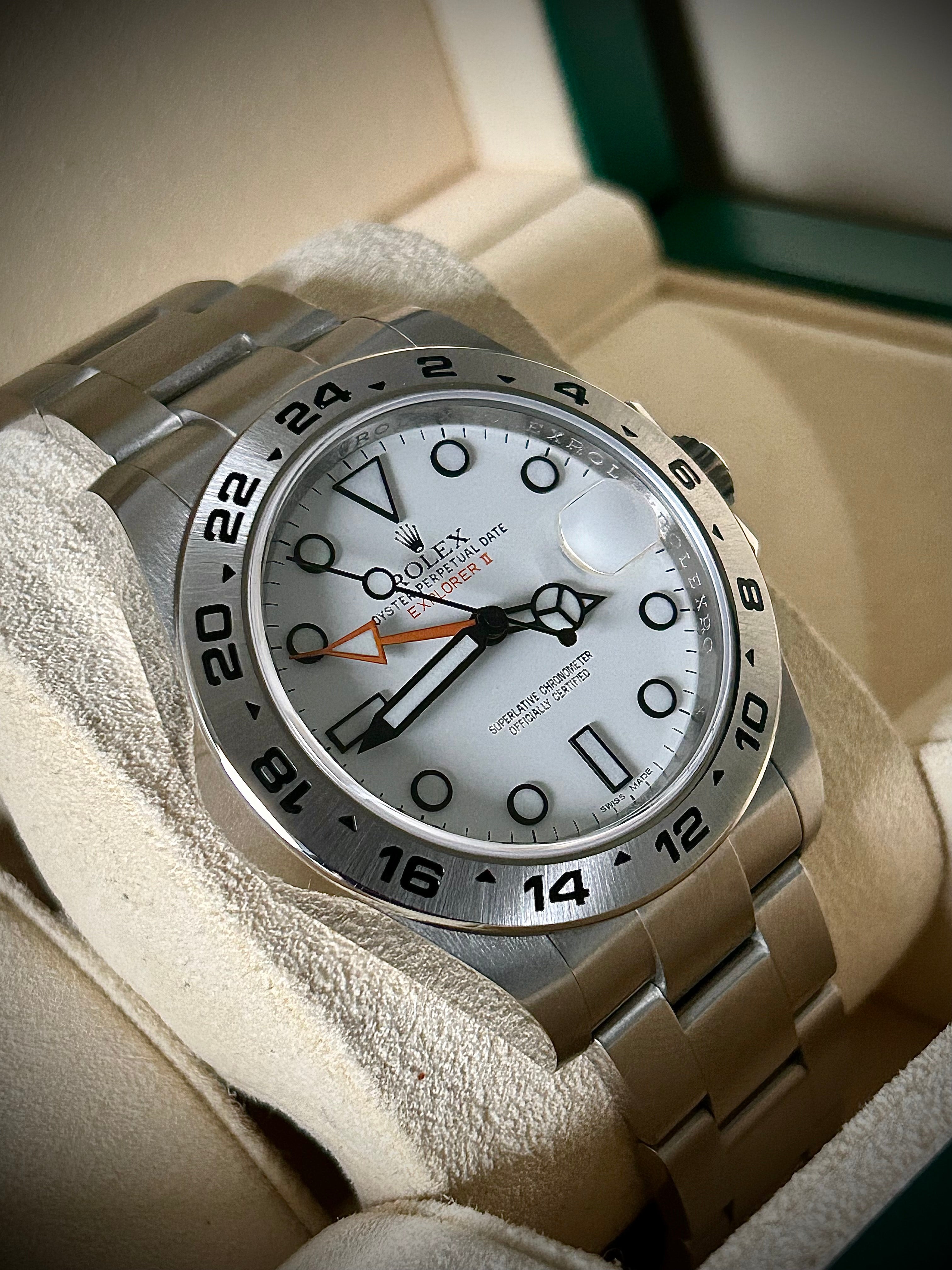 2016 ROLEX EXPLORER II, 216570, FULL SET, INC GST