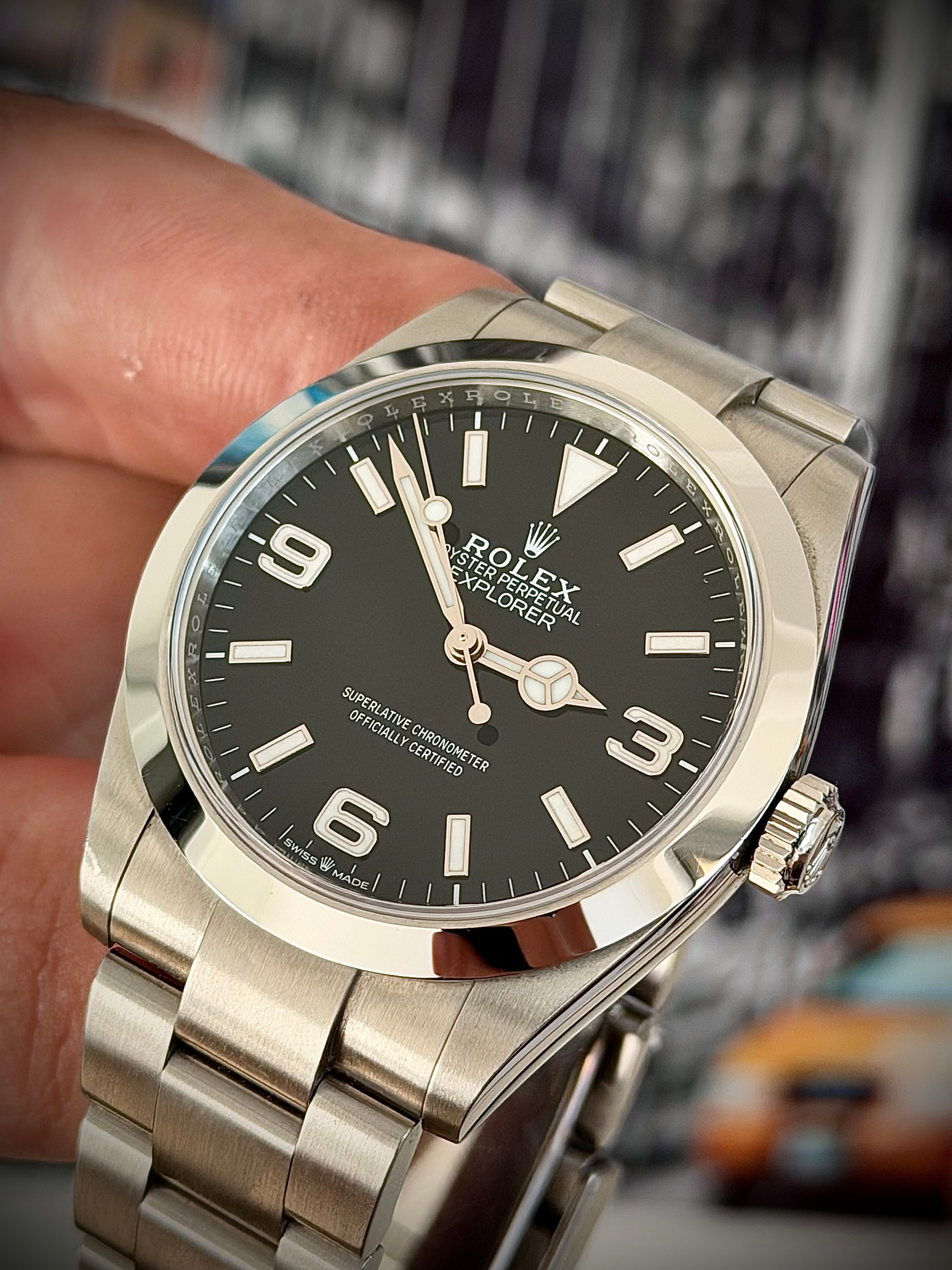 2024 ROLEX EXPLORER 40, 224270, FULL SET, INC GST