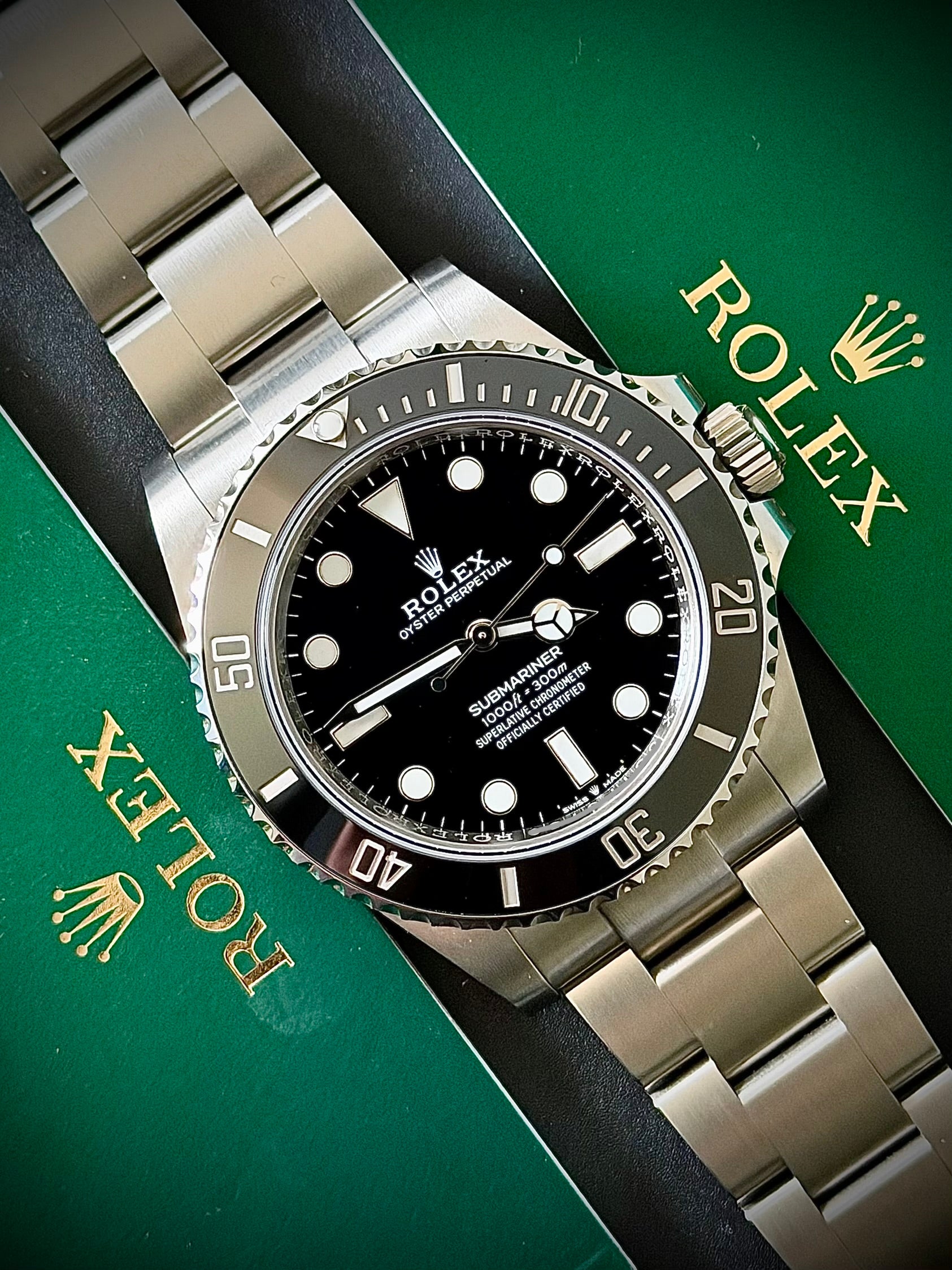 2026 ROLEX SUBMARINER NO-DATE, 124060, FULL SET, INC GST