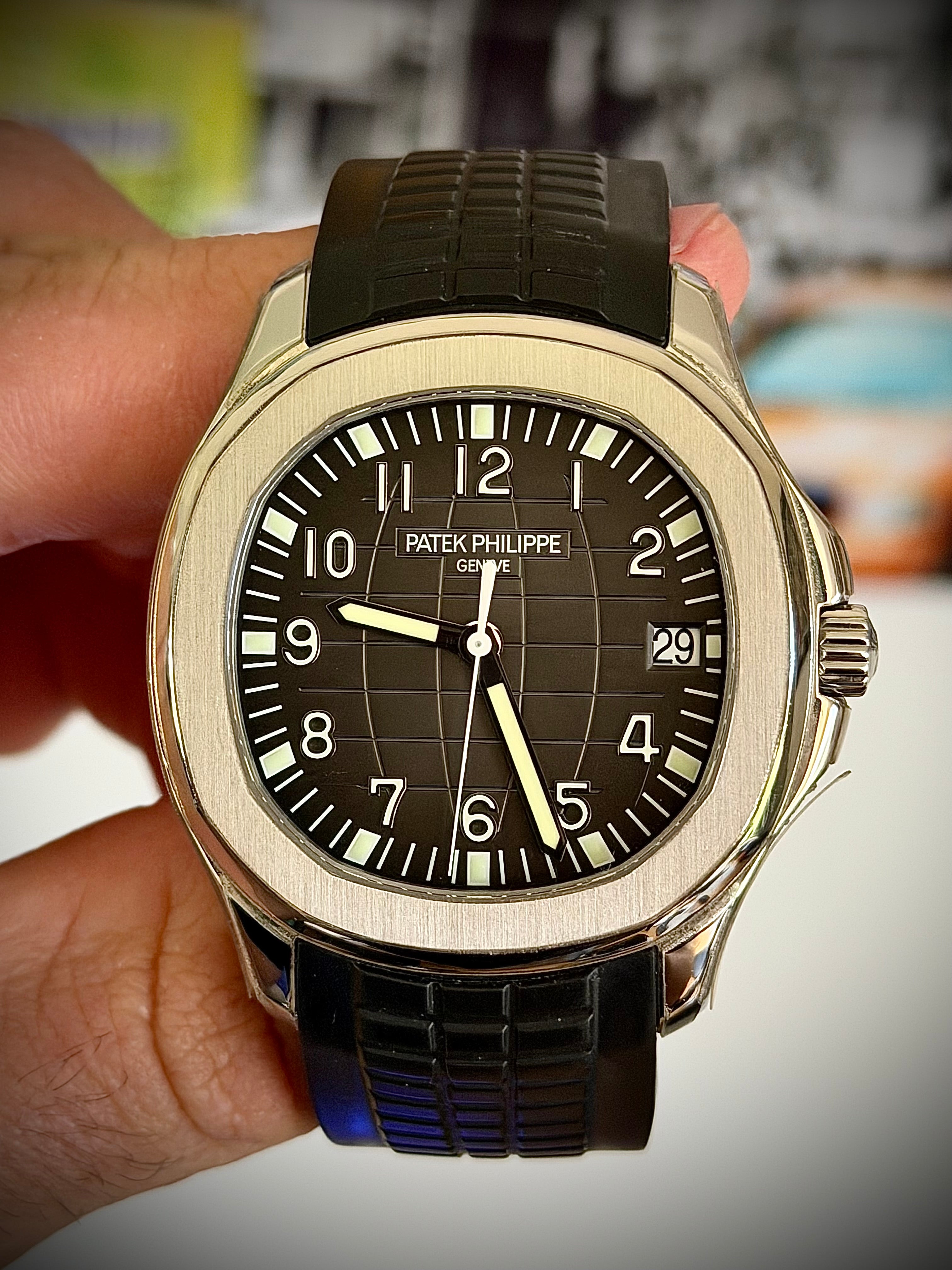 2008 PATEK PHILIPPE AQUANAUT, 5165A, FULL SET, INC GST