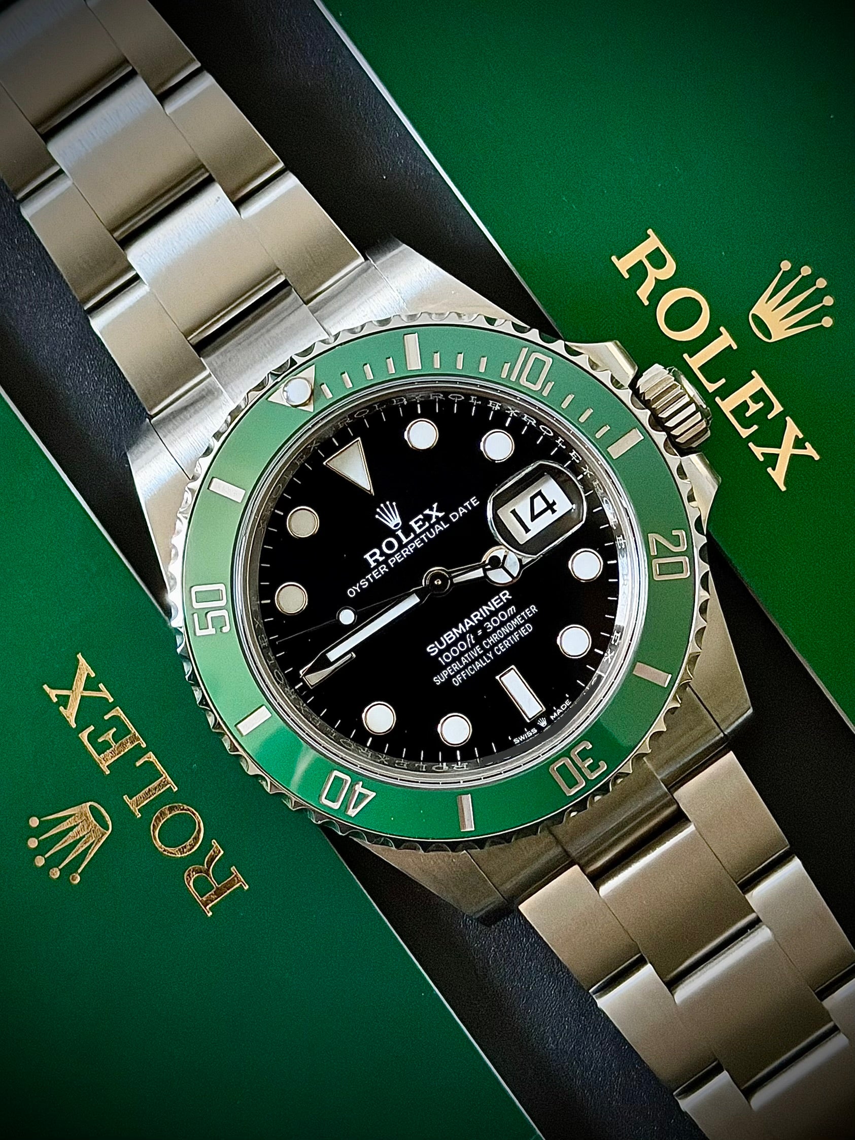 2023 ROLEX SUBMARINER DATE, 126610LV “STARBUCKS”, FULL SET, INC GST