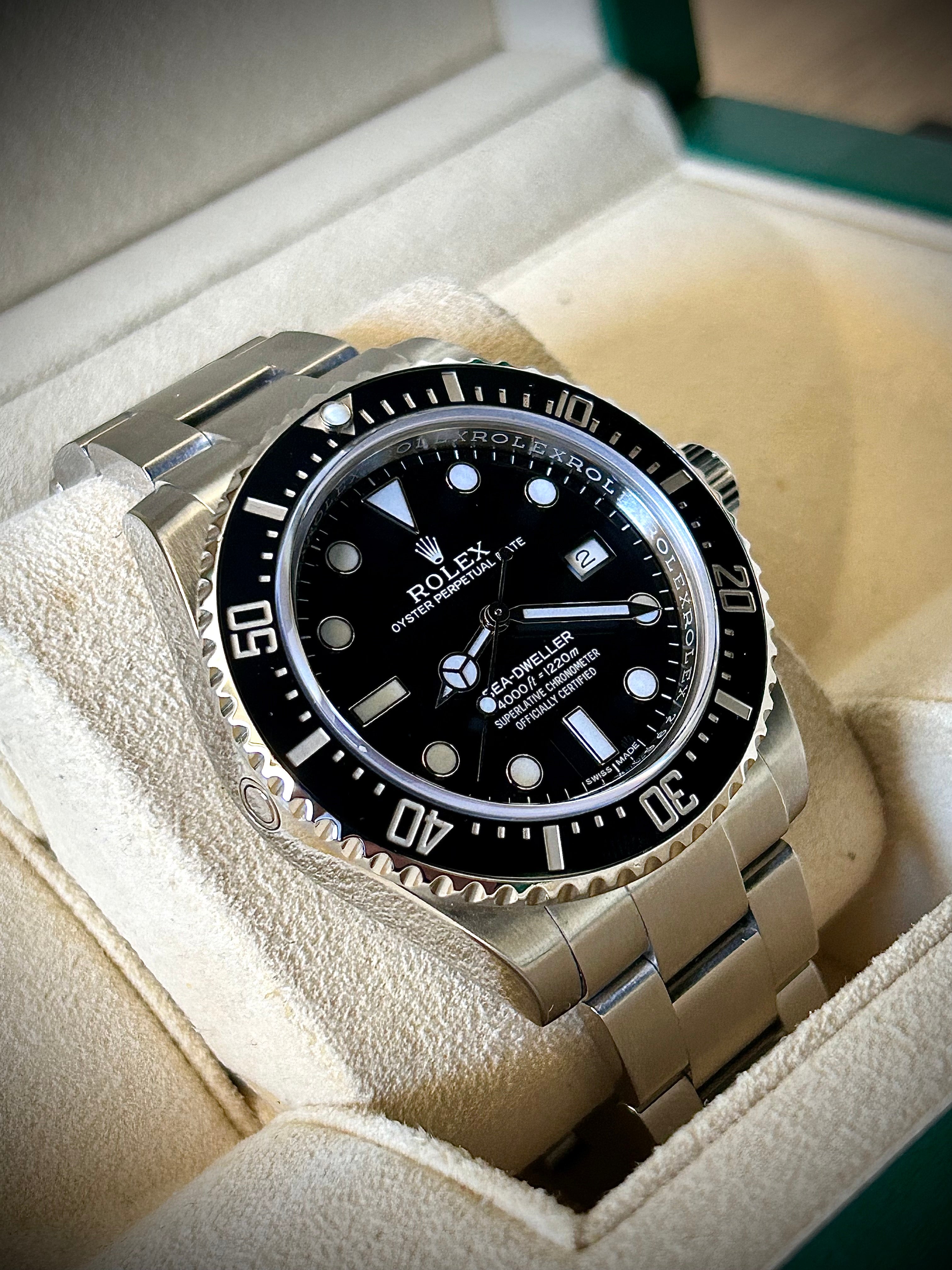 2016 ROLEX SEA-DWELLER 4000, 116600, FULL SET, INC GST