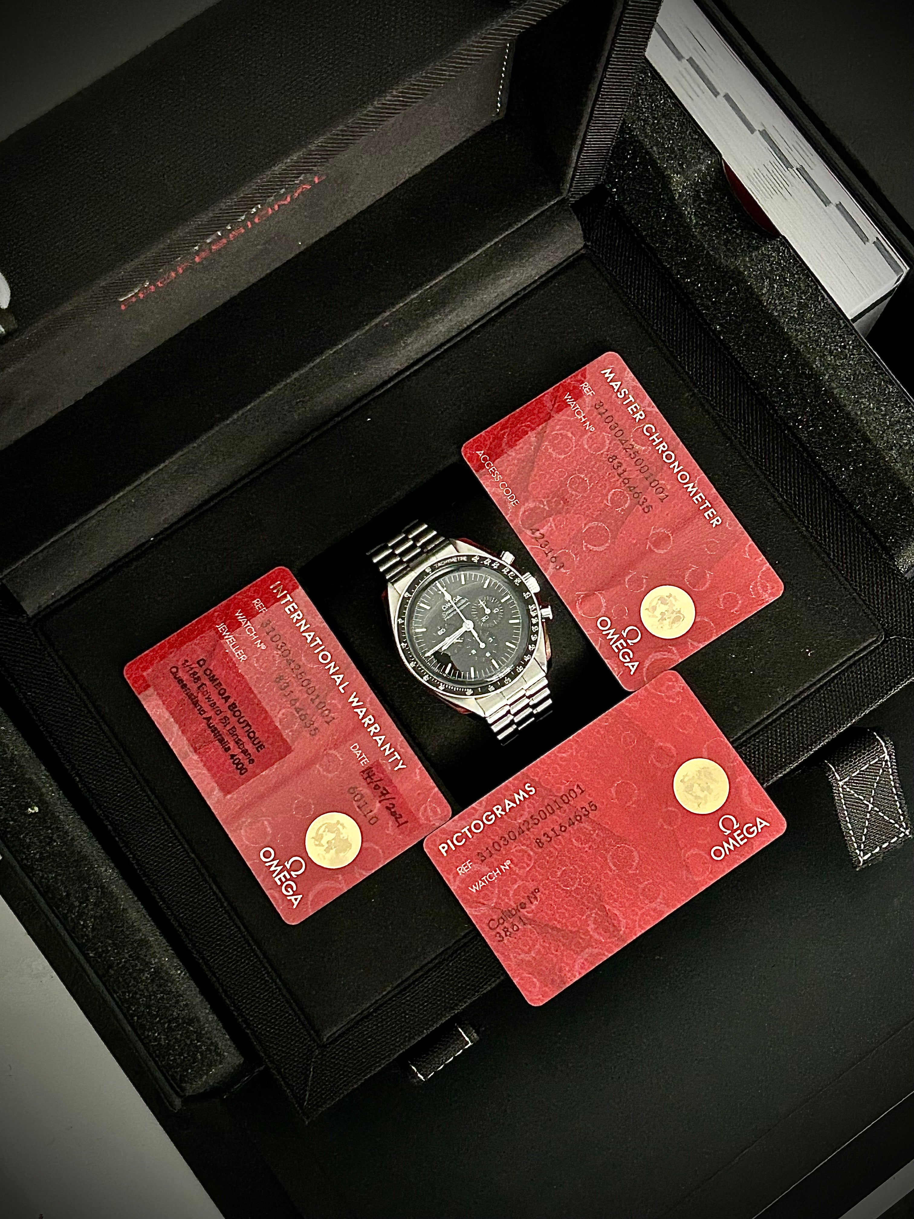 2021 OMEGA SPEEDMASTER PROFESSIONAL, HESALITE, FULL SET, INC GST