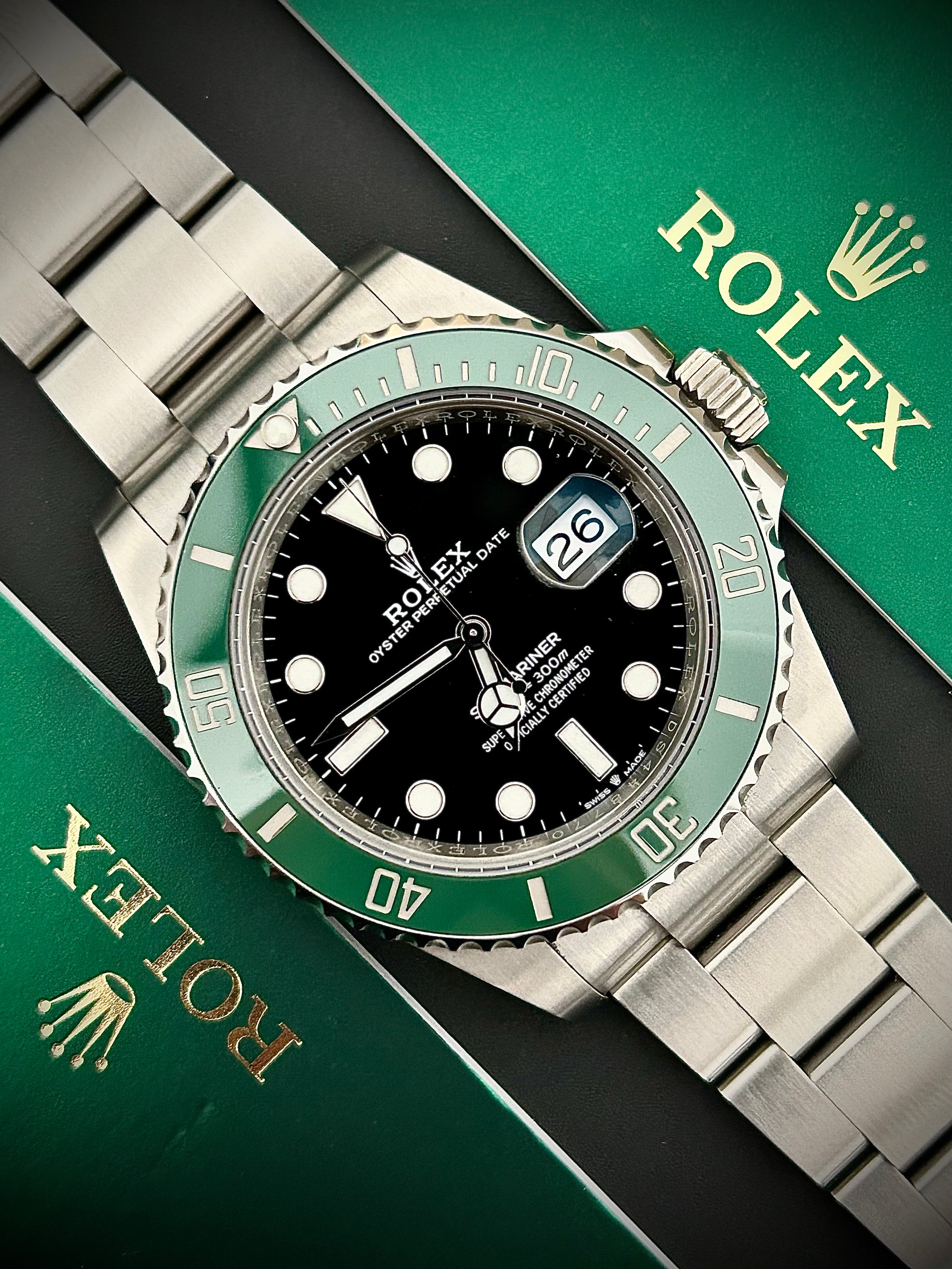 2023 ROLEX SUBMARINER DATE, 126610LV, STARBUCKS, FULL SET, INC GST