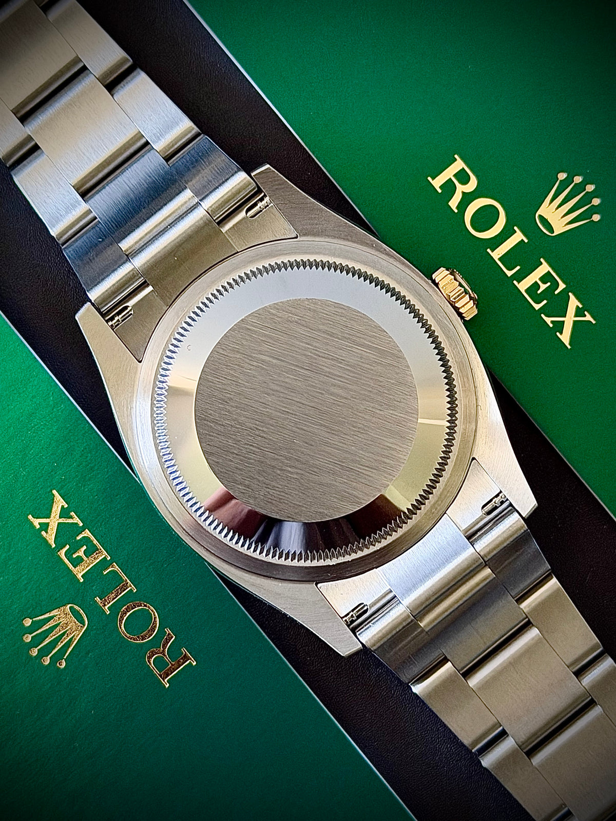 2026 ROLEX OYSTER PERPETUAL 36 “100 YEARS”, 126003, SLATE DIAL, YELLOW ROLESOR, AS NEW, FULL SET, INC GST