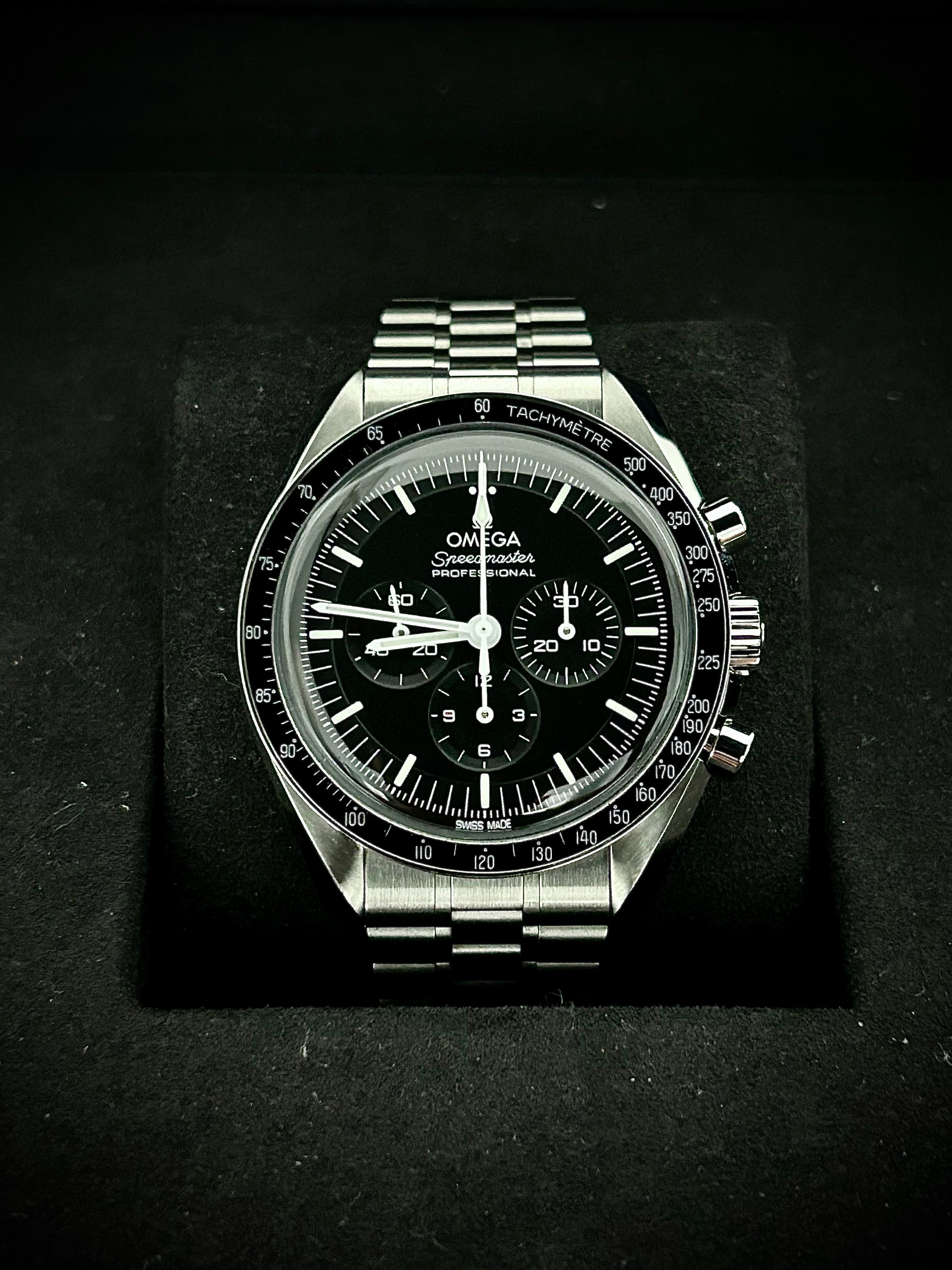 2021 OMEGA SPEEDMASTER PROFESSIONAL, HESALITE, FULL SET, INC GST