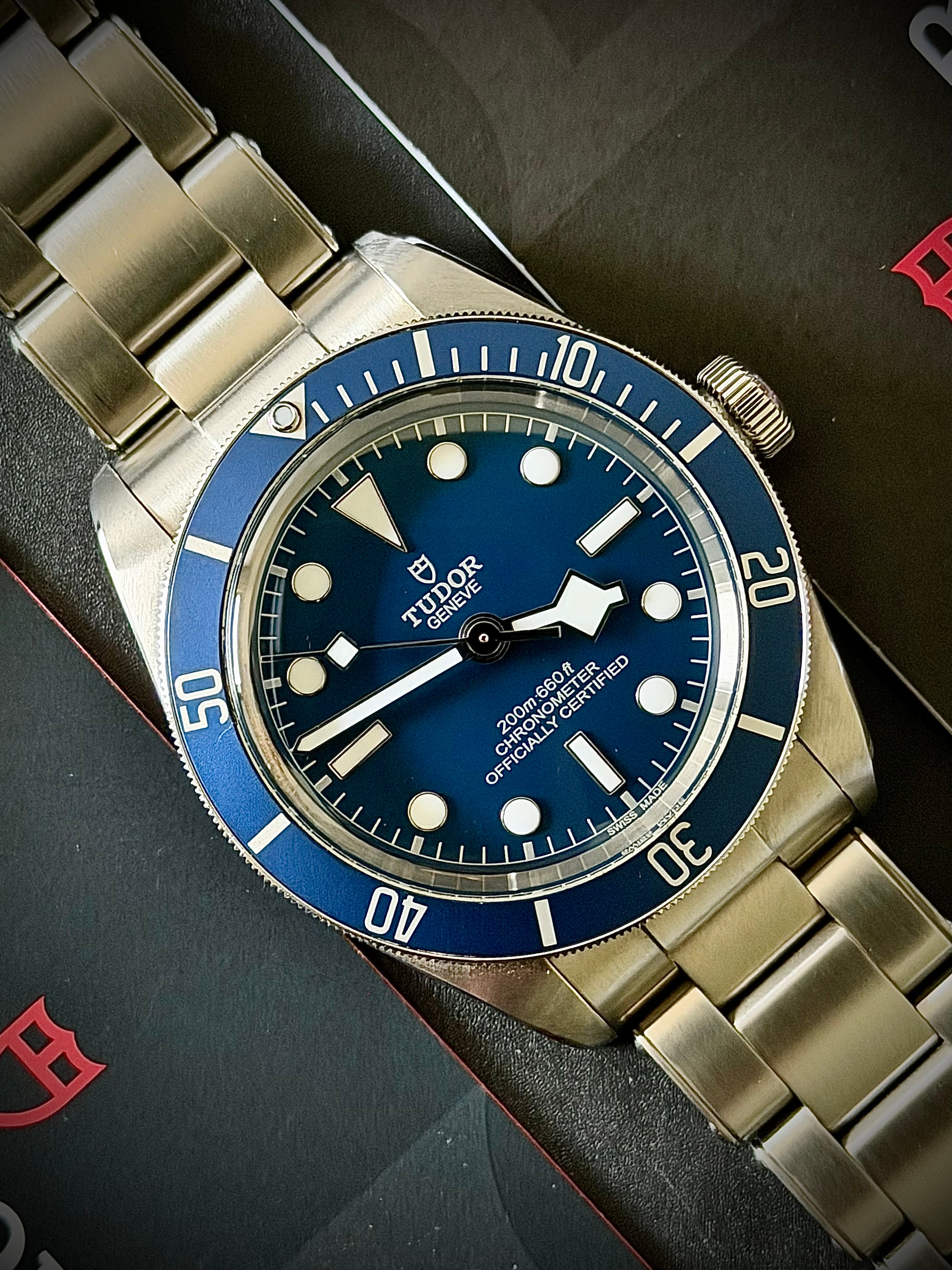 2020 TUDOR BLACK BAY 58, 79030B, BLUE DIAL, FULL SET, INC GST