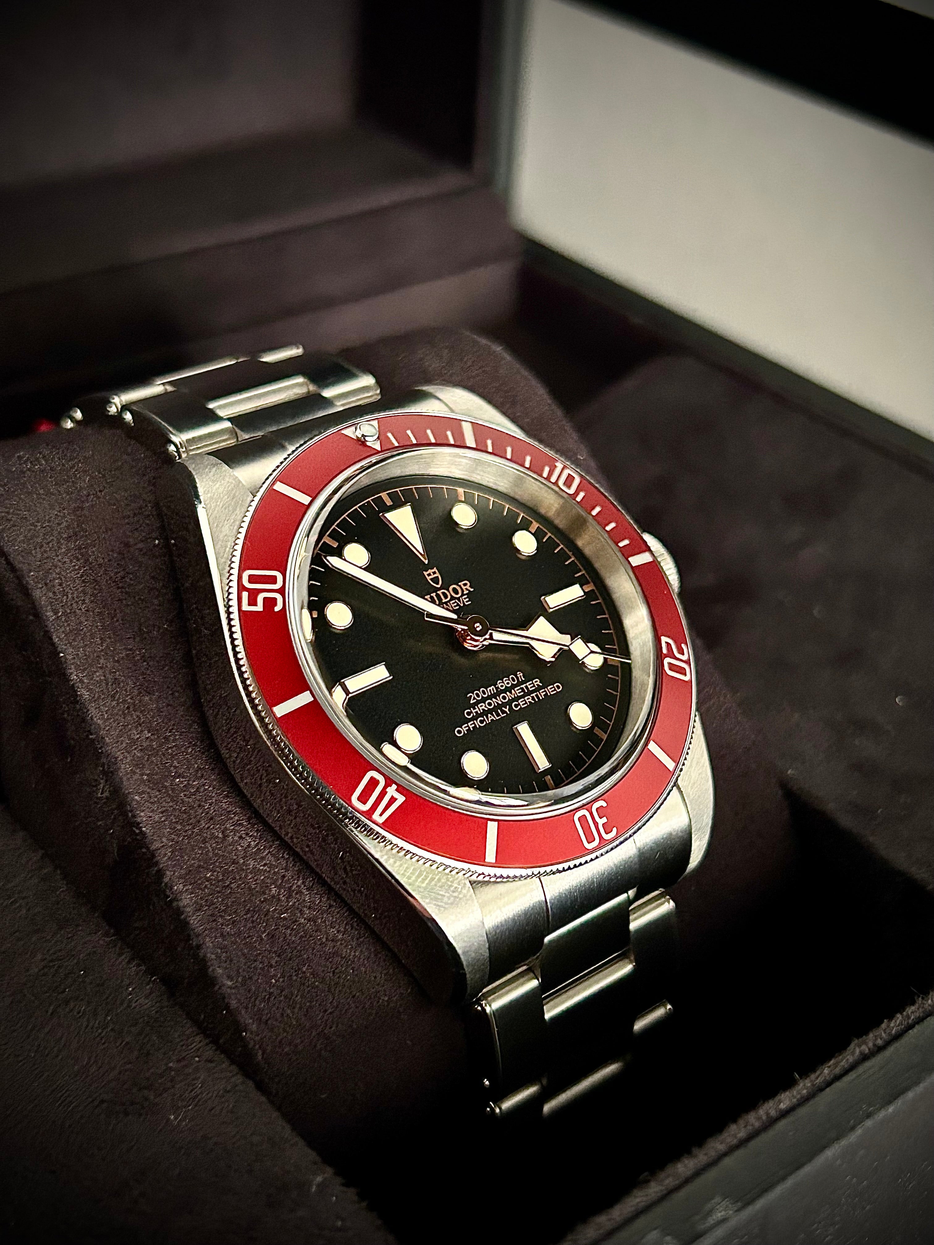 2021 TUDOR BLACK BAY BURGANDY, 41MM, FULL SET, INC GST