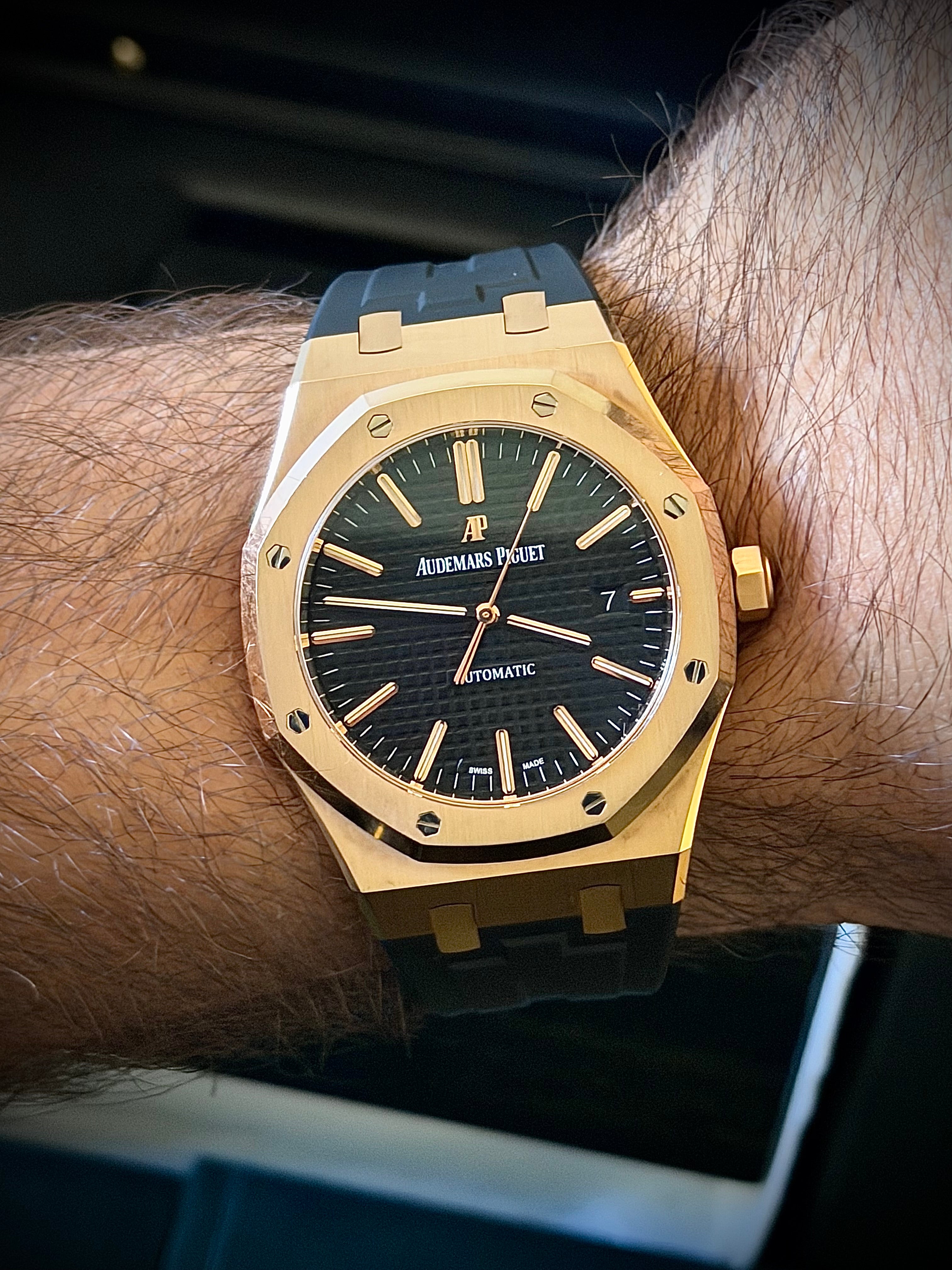 2017 AUDEMARS PIGUET ROYAL OAK, 15400OR, FULL SET, INC GST