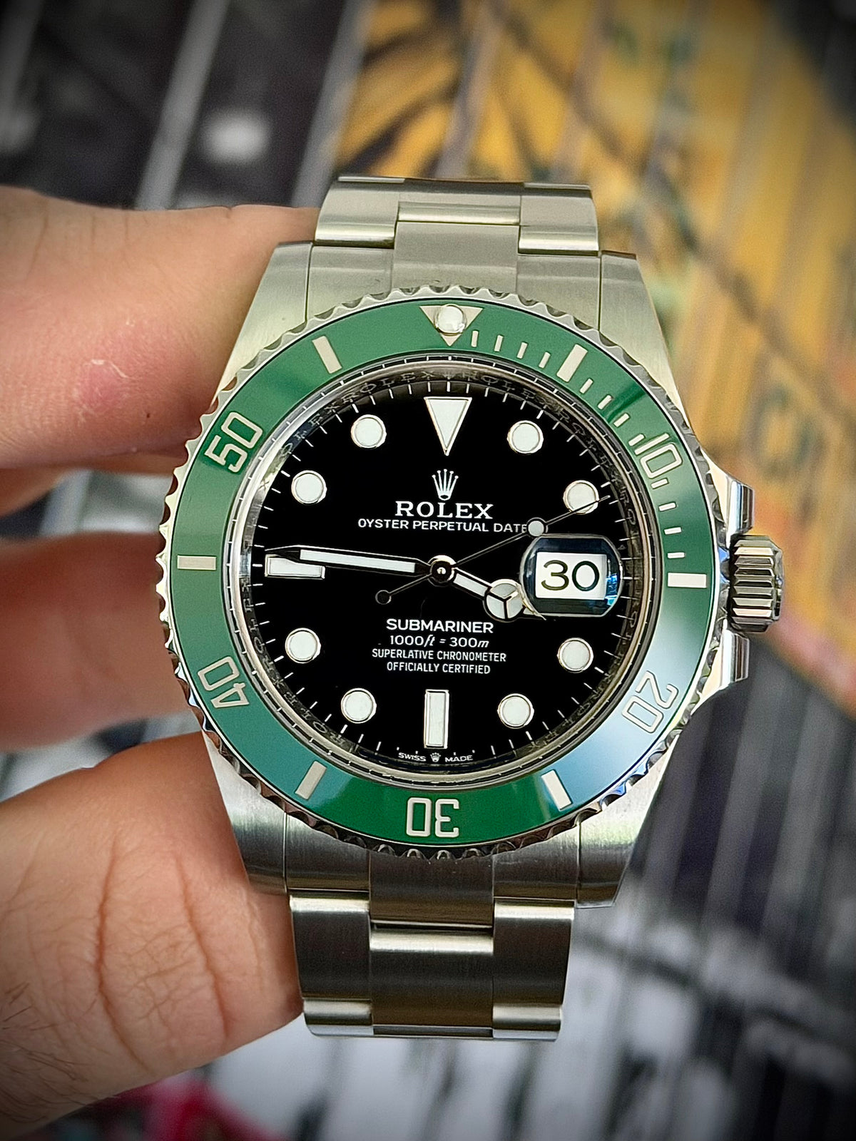 2022 ROLEX SUBMARINER DATE “STARBUCKS”, 126610LV, BOX & PAPERS, MK1 BEZEL, LOCAL STOCK, INC GST