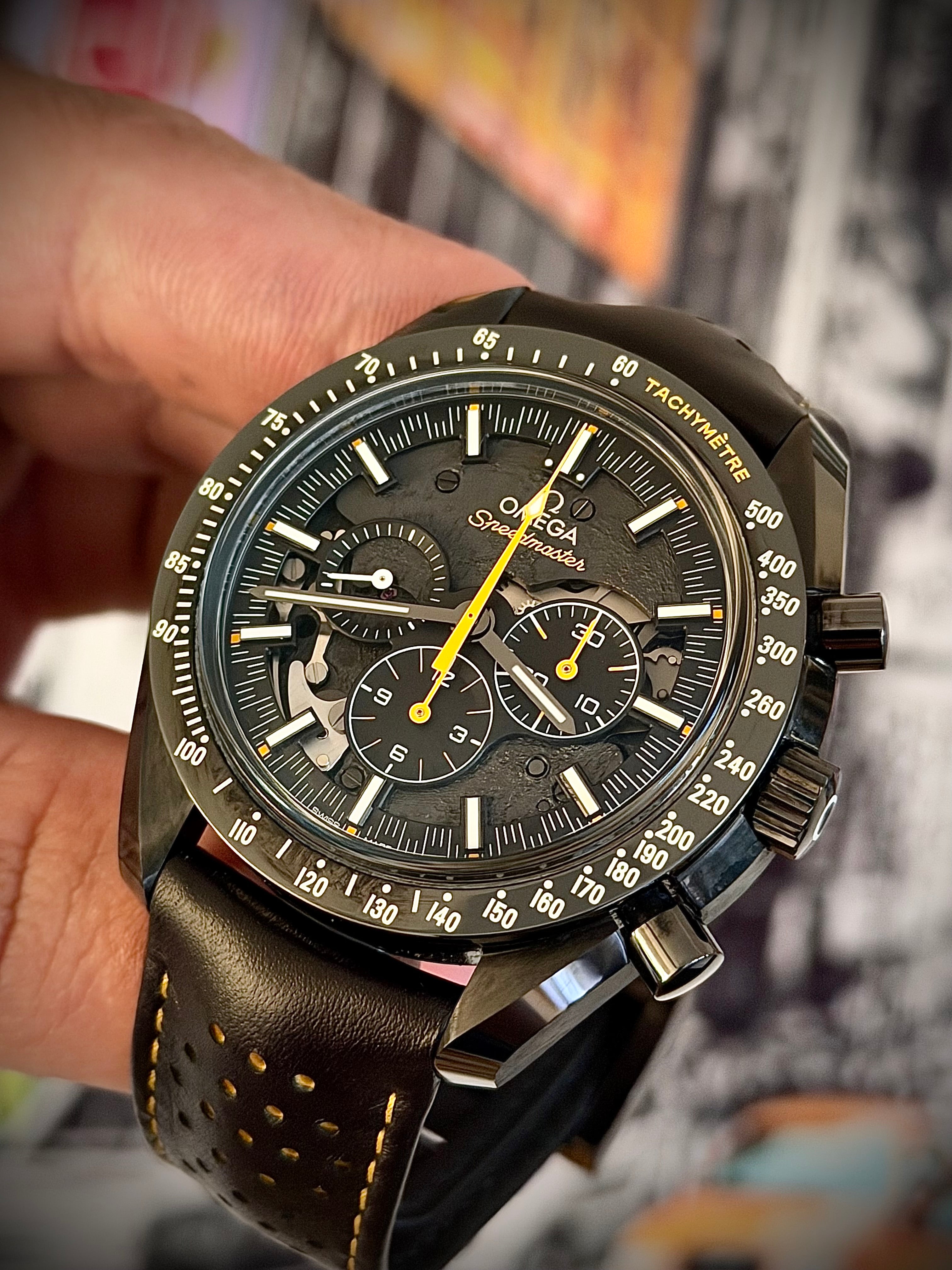 2020 OMEGA SPEEDMASTER APOLLO 8 DARK SIDE OF THE MOON, FULL SET, INC GST