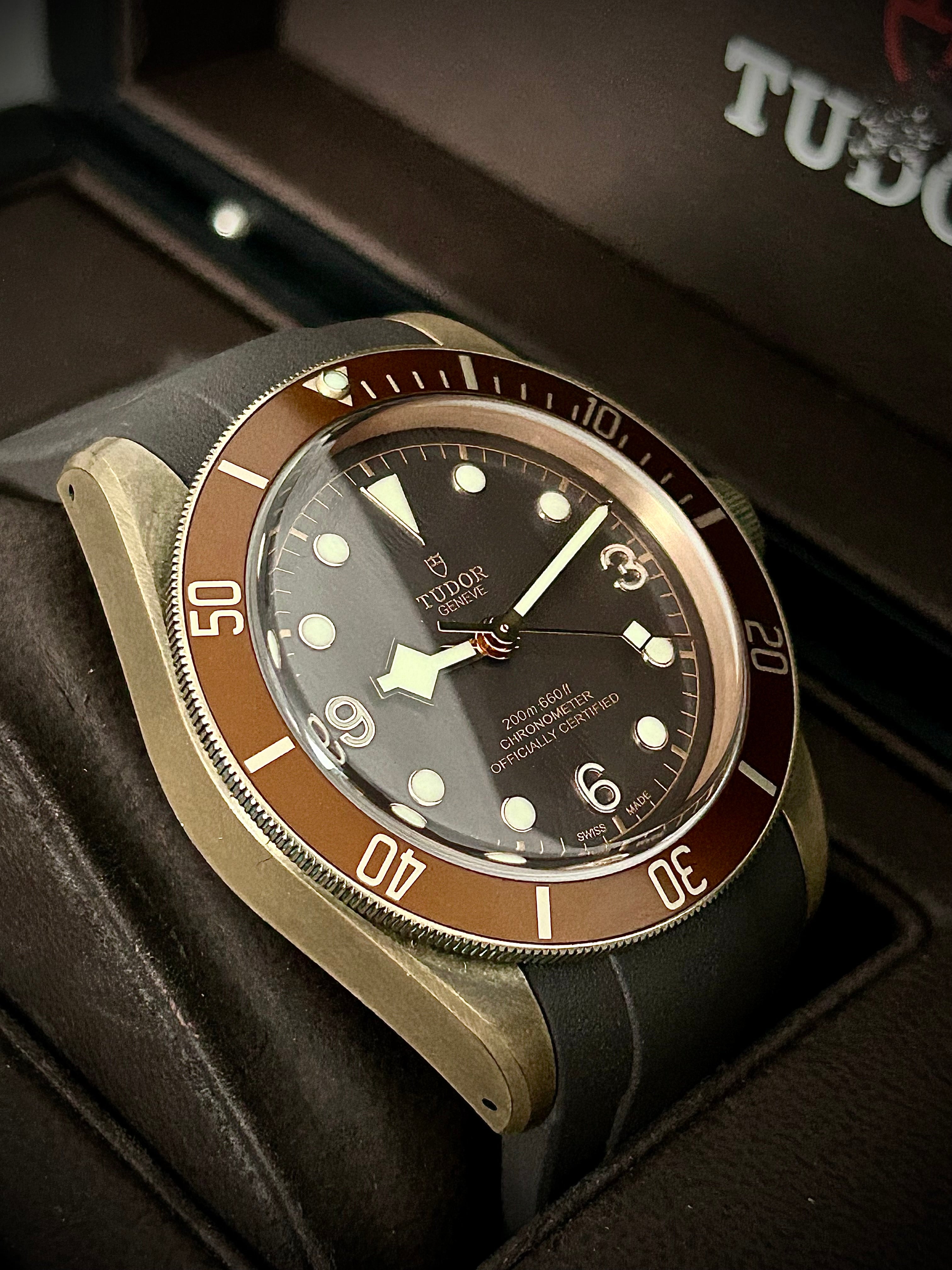 2017 TUDOR BLACK BAY BRONZE, 79250BM, FULL SET, INC GST