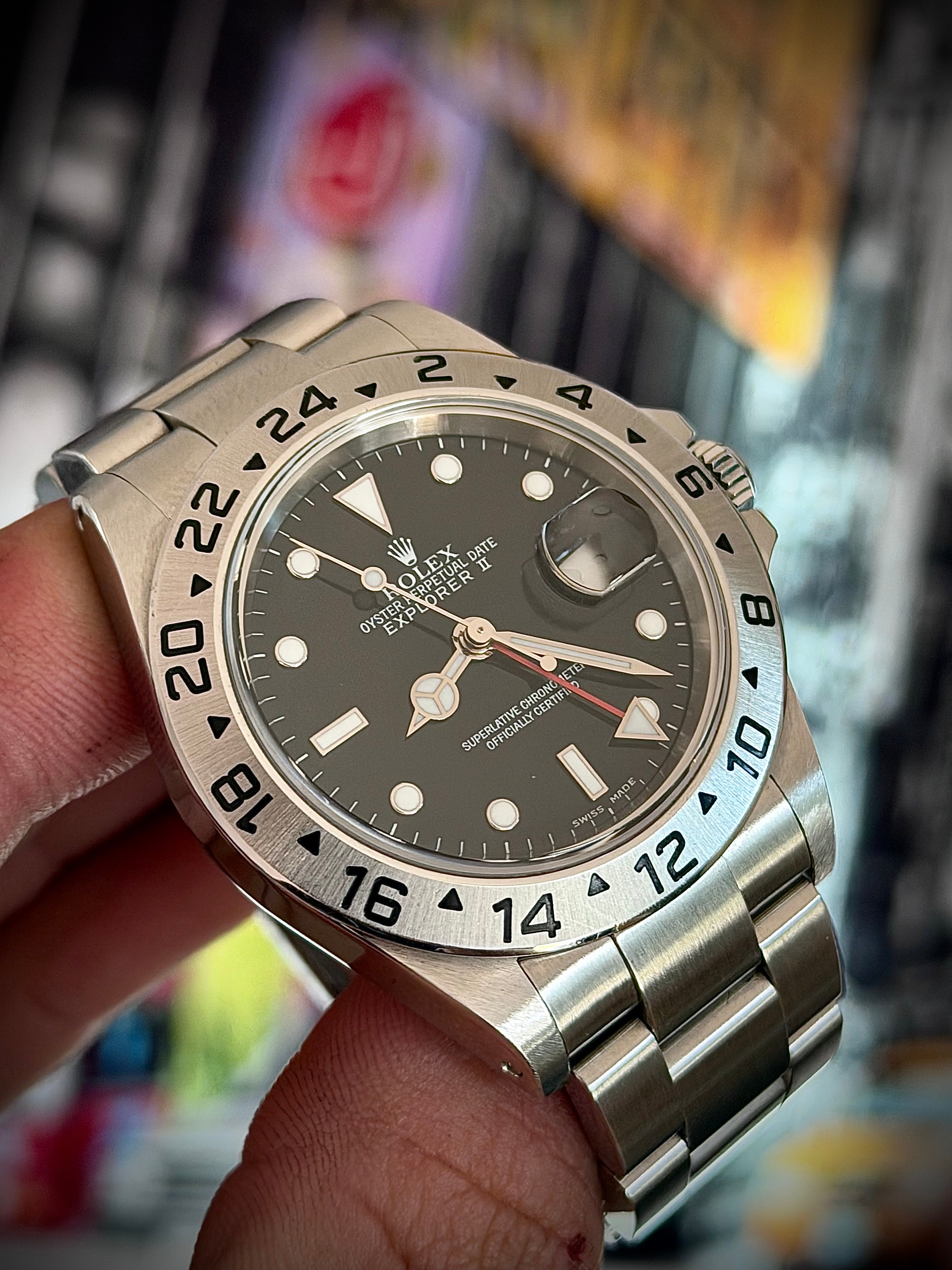 2002 ROLEX EXPLORER II, 16570, WATCH ONLY, INC GST