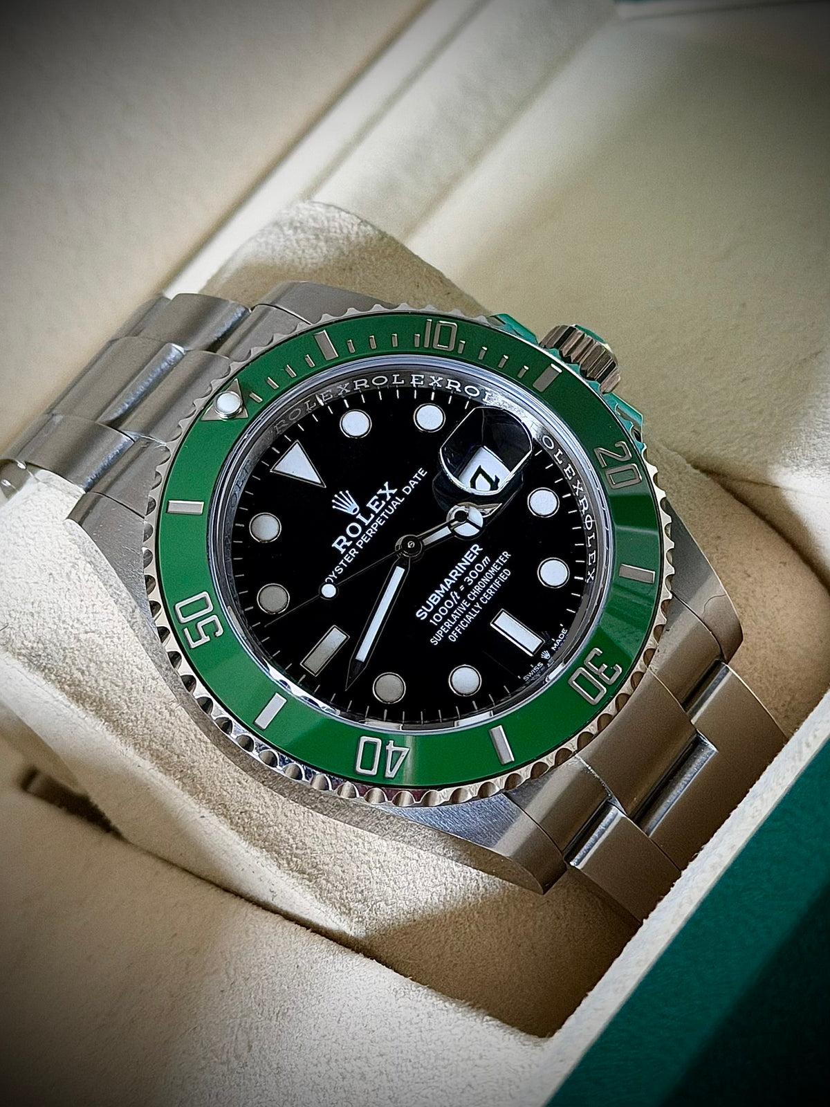 2026 ROLEX SUBMARINER DATE “STARBUCKS”, 126610LV, FULL SET, INC GST
