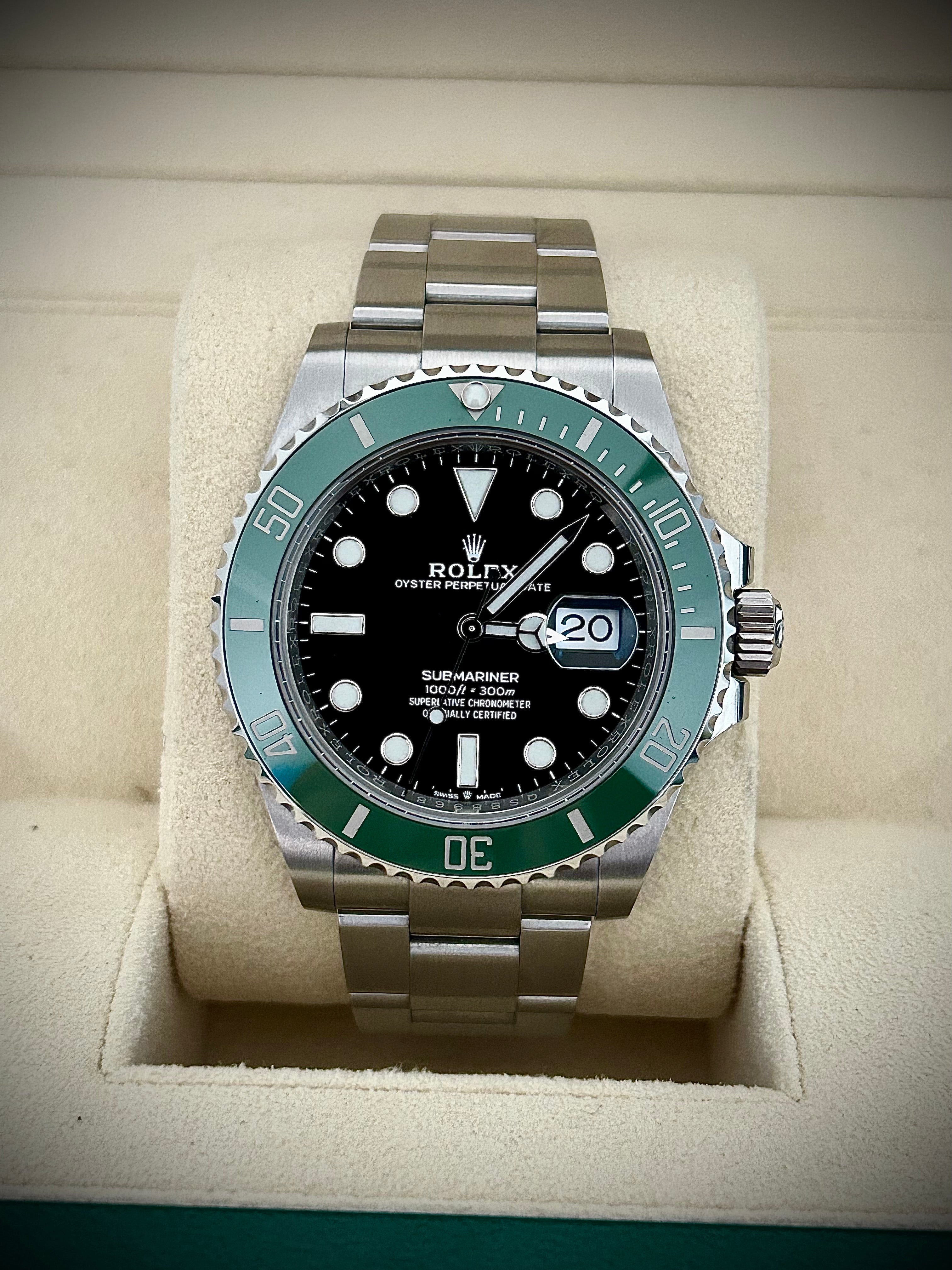 2023 ROLEX SUBMARINER DATE, 126610LV, STARBUCKS, FULL SET, INC GST