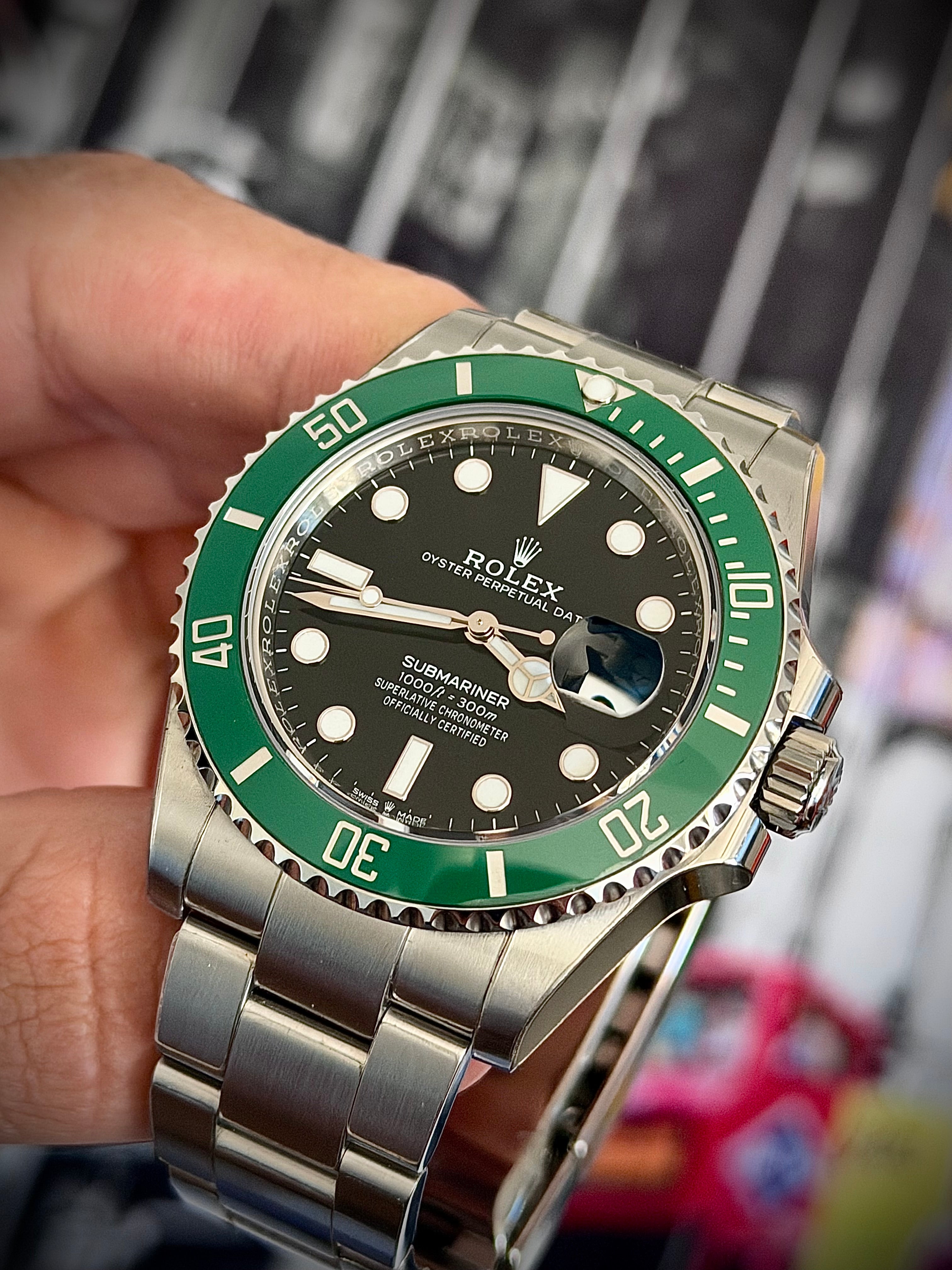 2022 ROLEX SUBMARINER DATE, STARBUCKS, MINT FULLY STICKERED, 126610LV, STARBUCKS, FULL SET, INC GST