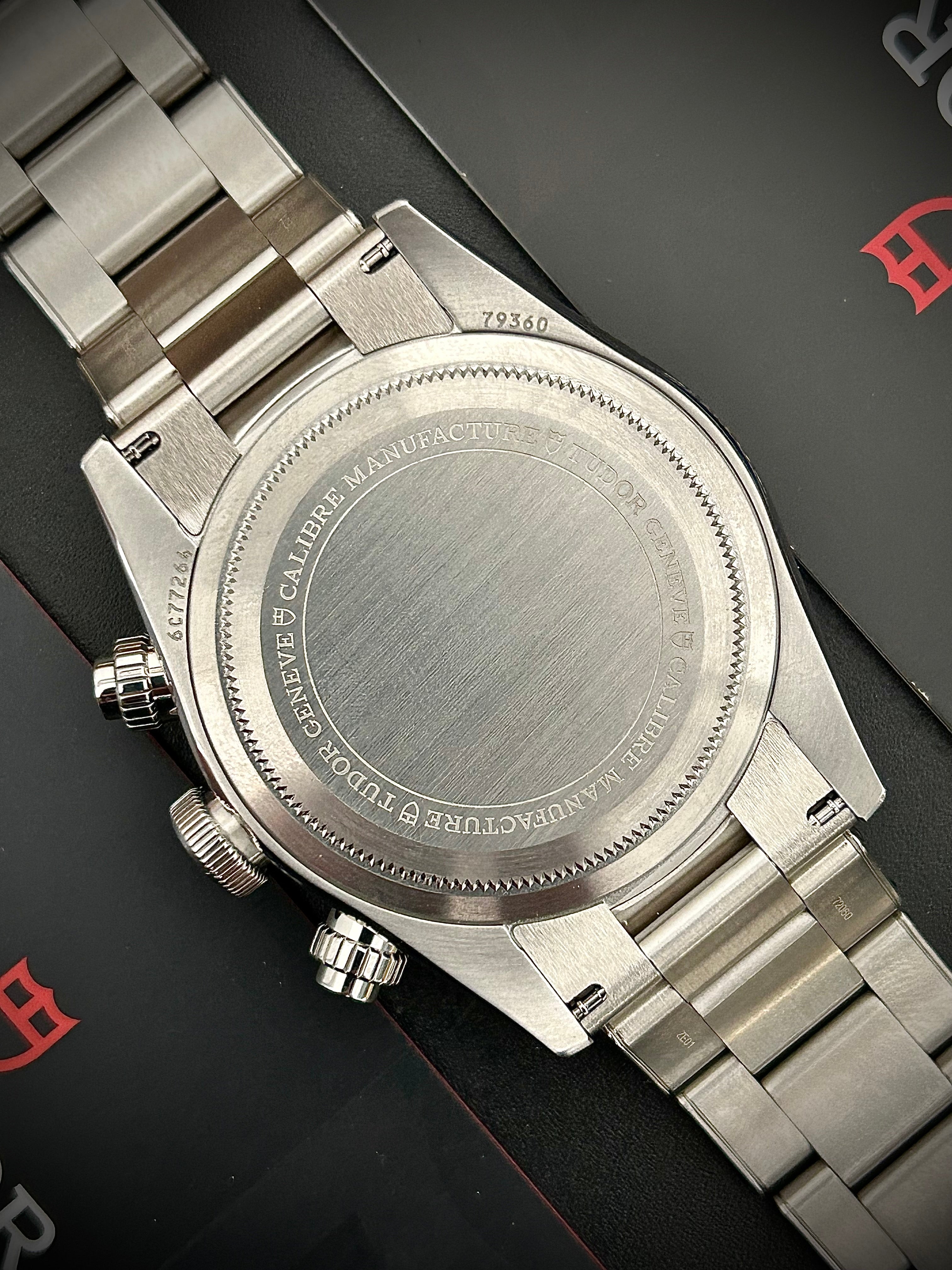 2021 TUDOR BLACK CHRONO “REVERSE PANDA”, FULL SET, INC GST