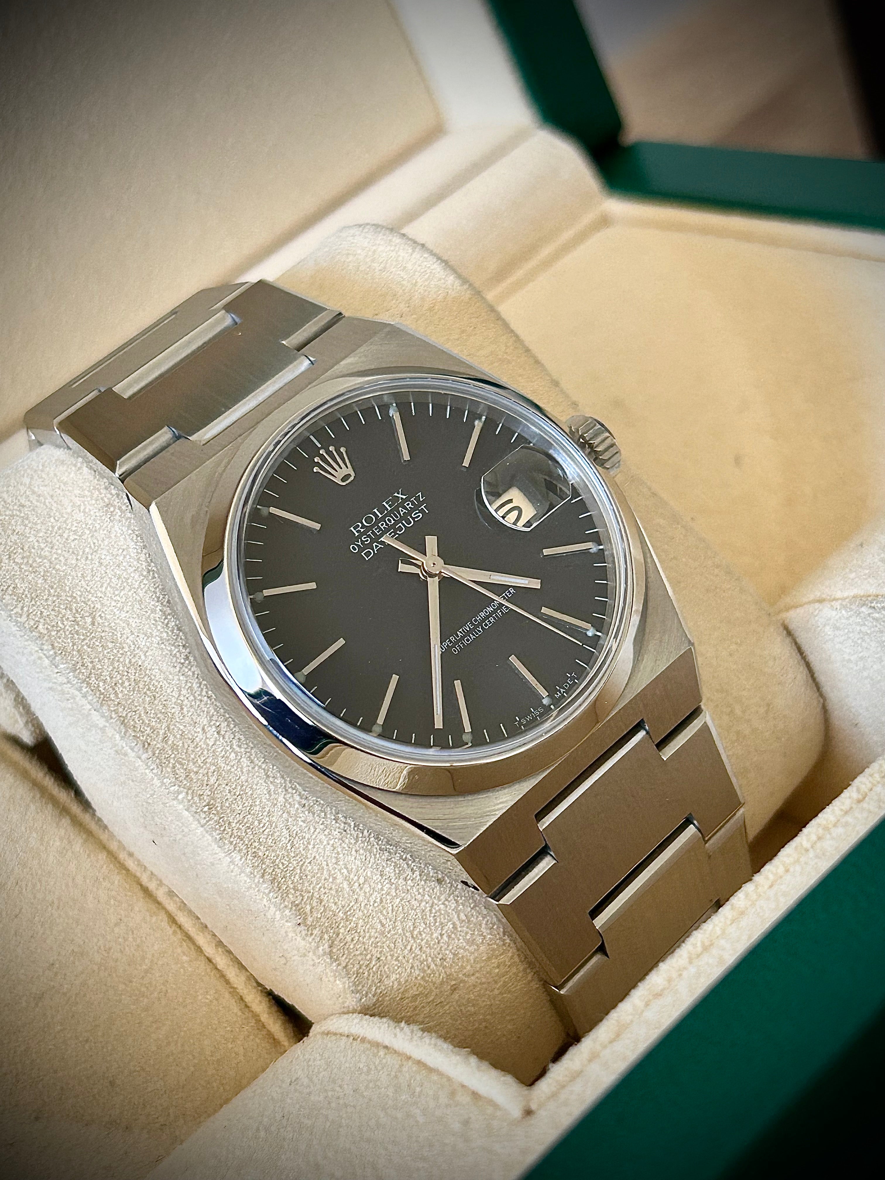 1984 ROLEX OYSTERQUARTZ, 17000, FULL SET, INC GST