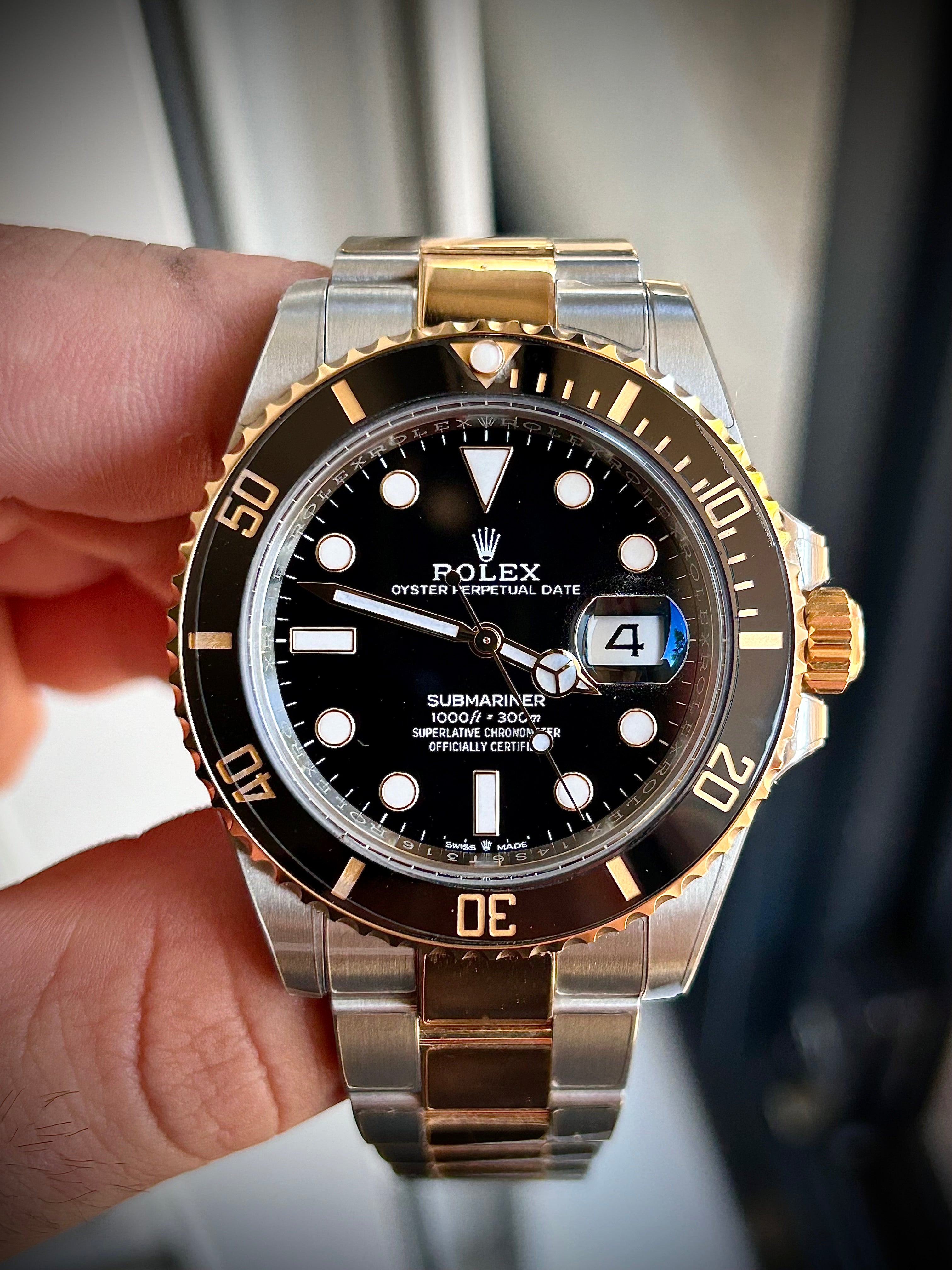 2023 ROLEX SUBMARINER DATE TWO TONE, 126613LN, FULL SET, INC GST