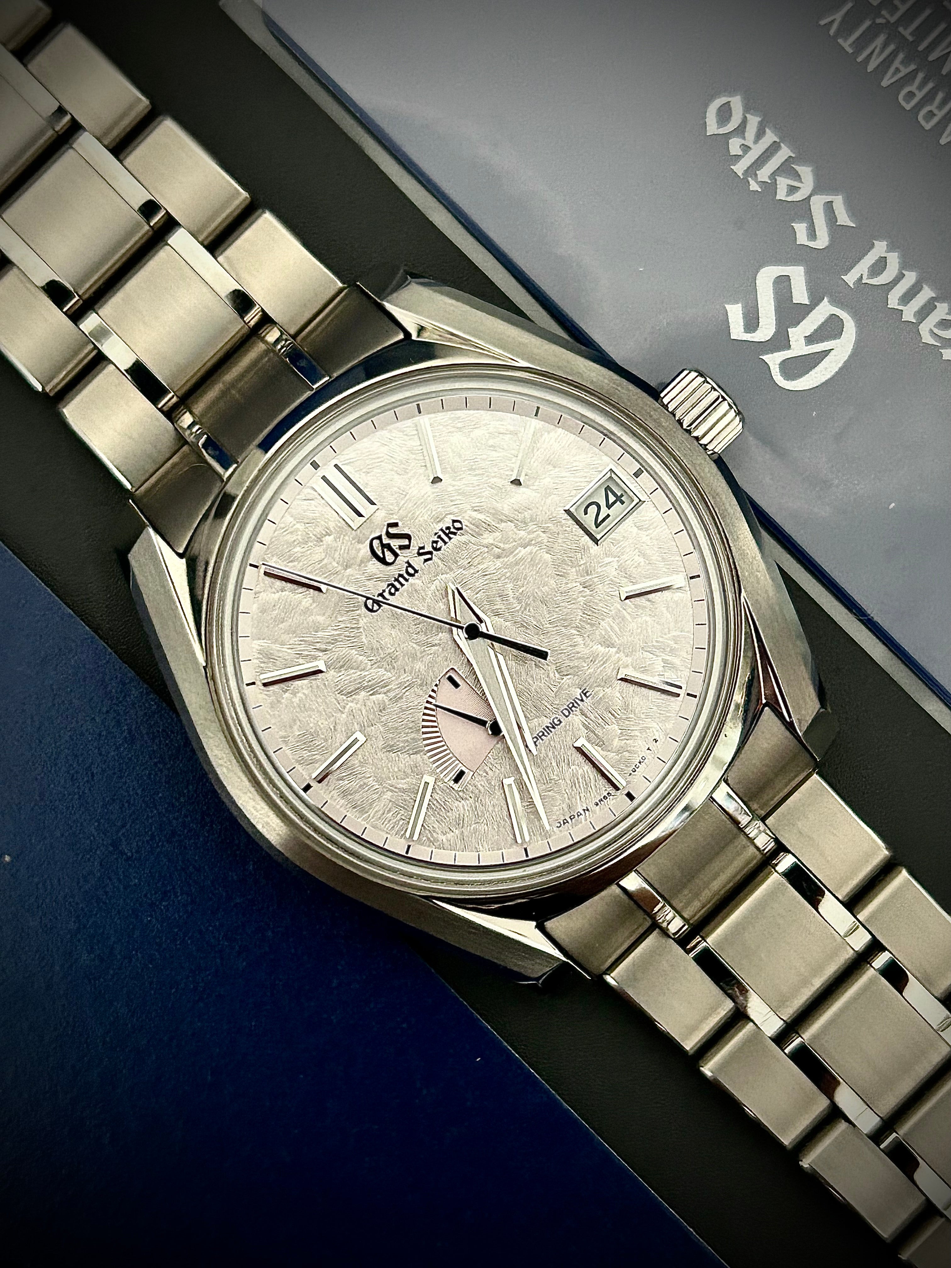 2023 GRAND SEIKO HERITAGE SPRING DRIVE, SHUNBUN, SBGA413, FULL SET, INC GST