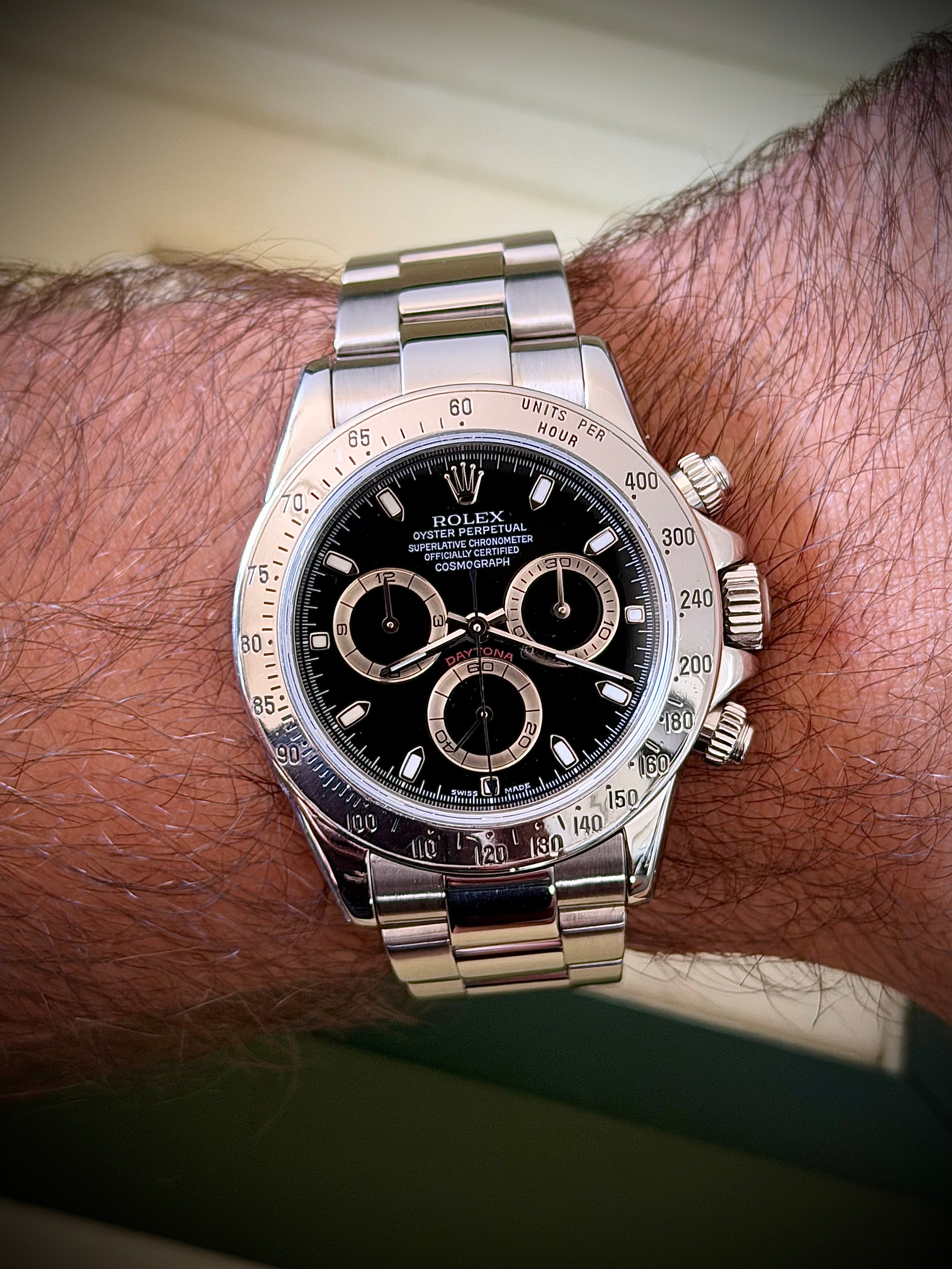 2004 ROLEX COSMOGRAPH DAYTONA, FULLY STICKERED, 116520, BOX AND BOOKLETS, INC GST