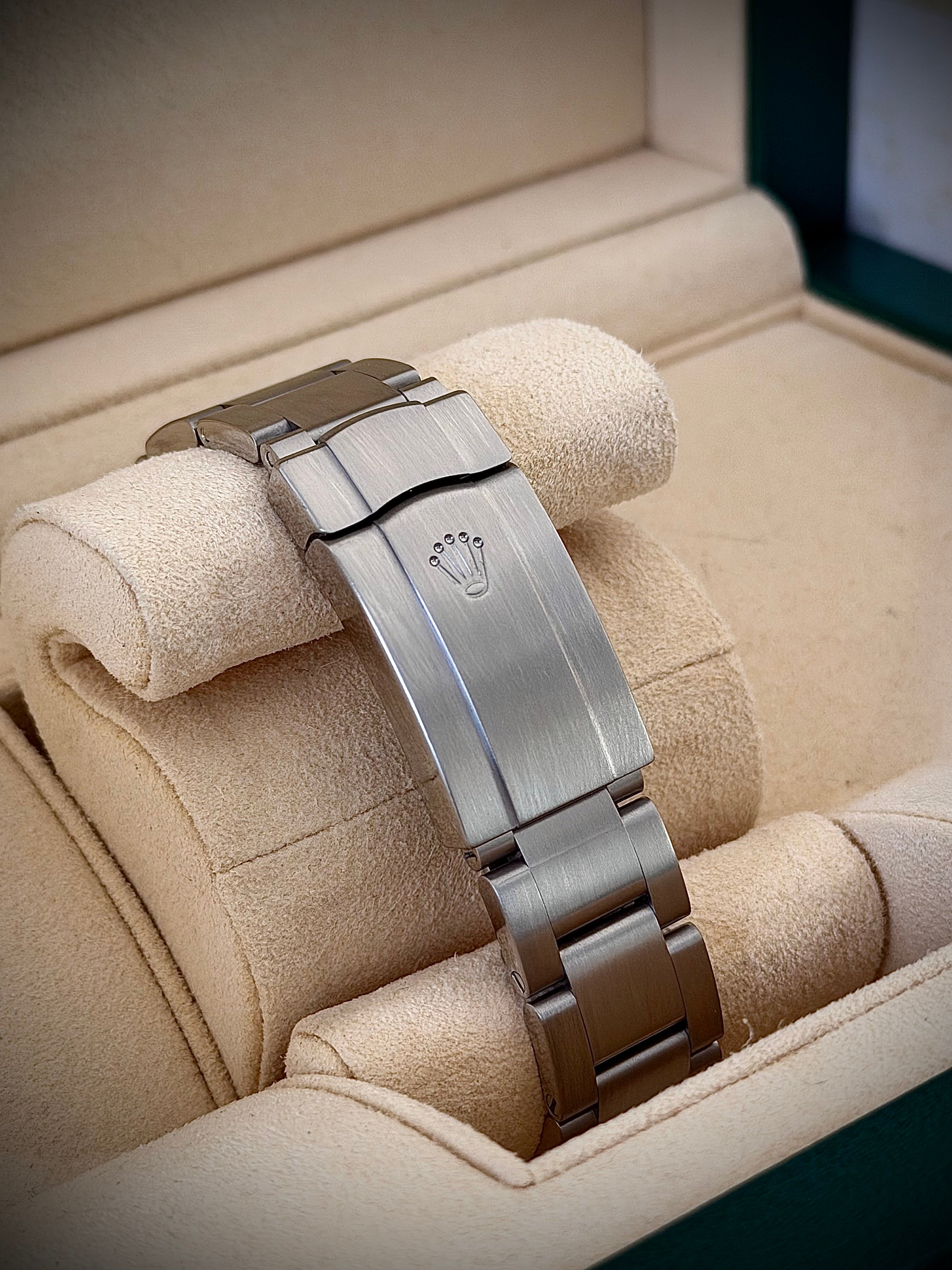 2015 ROLEX AIR-KING 34, 114234, DIAMOND DIAL, FULL SET, INC GST