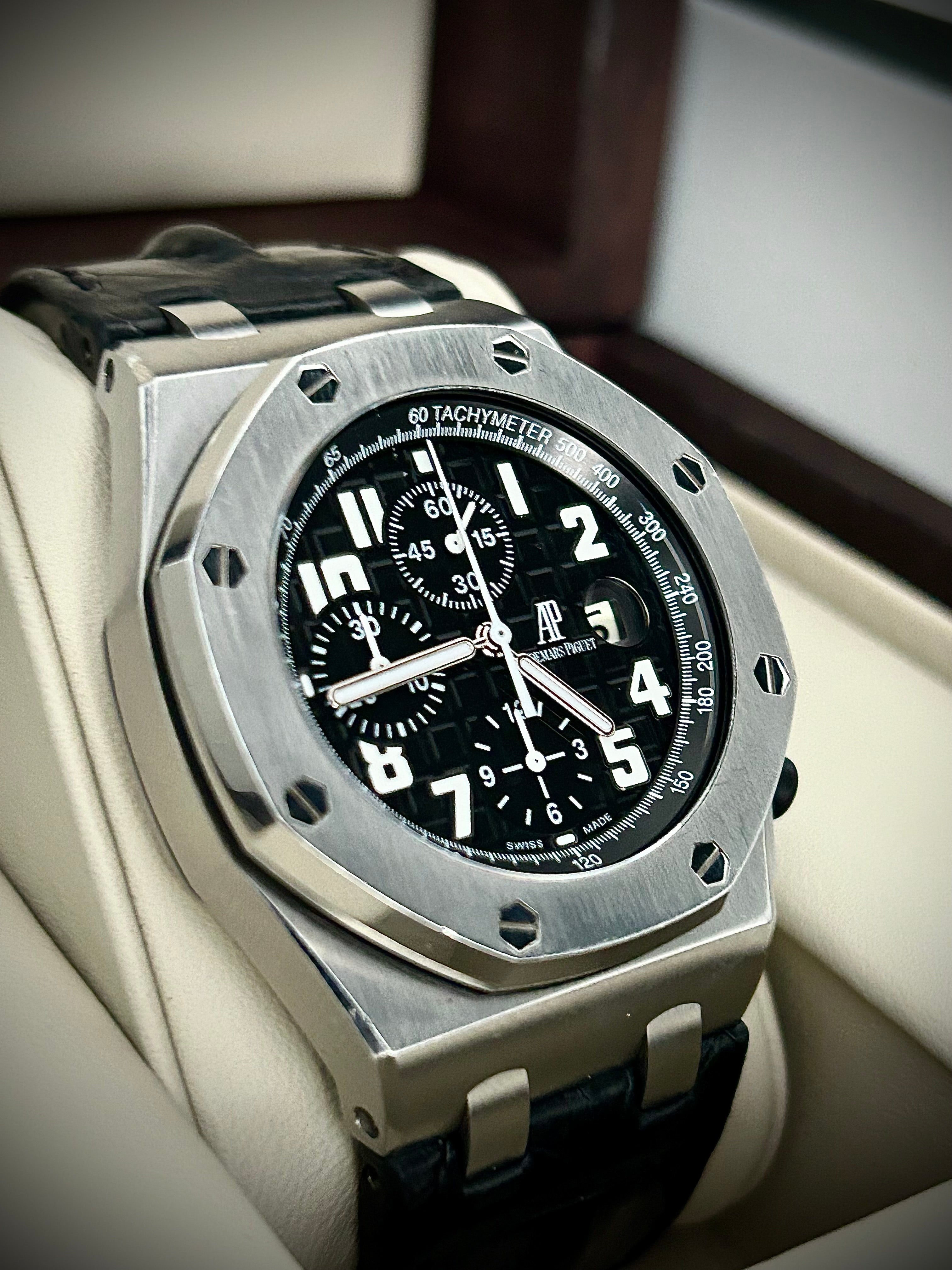 2013 AUDEMARS PIGUET ROYAL OAK OFFSHORE CHRONOGRAPH, FULL SET, INC GST